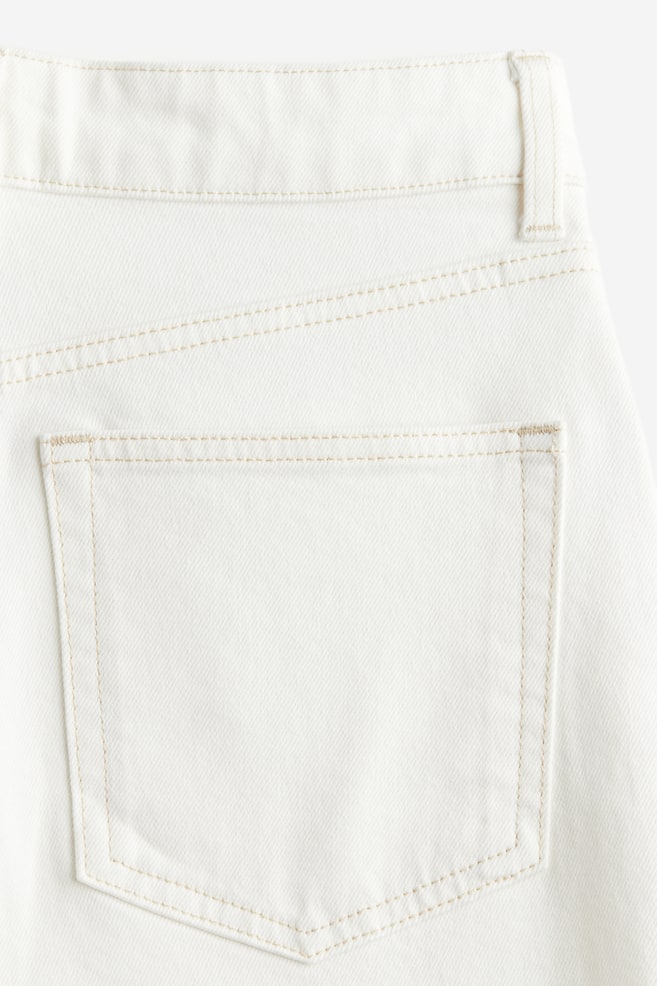 Wide High Ankle Jeans - Hvid/Mørk denimgrå/Denimblå/Lys denimblå/Medium denimblå - 6