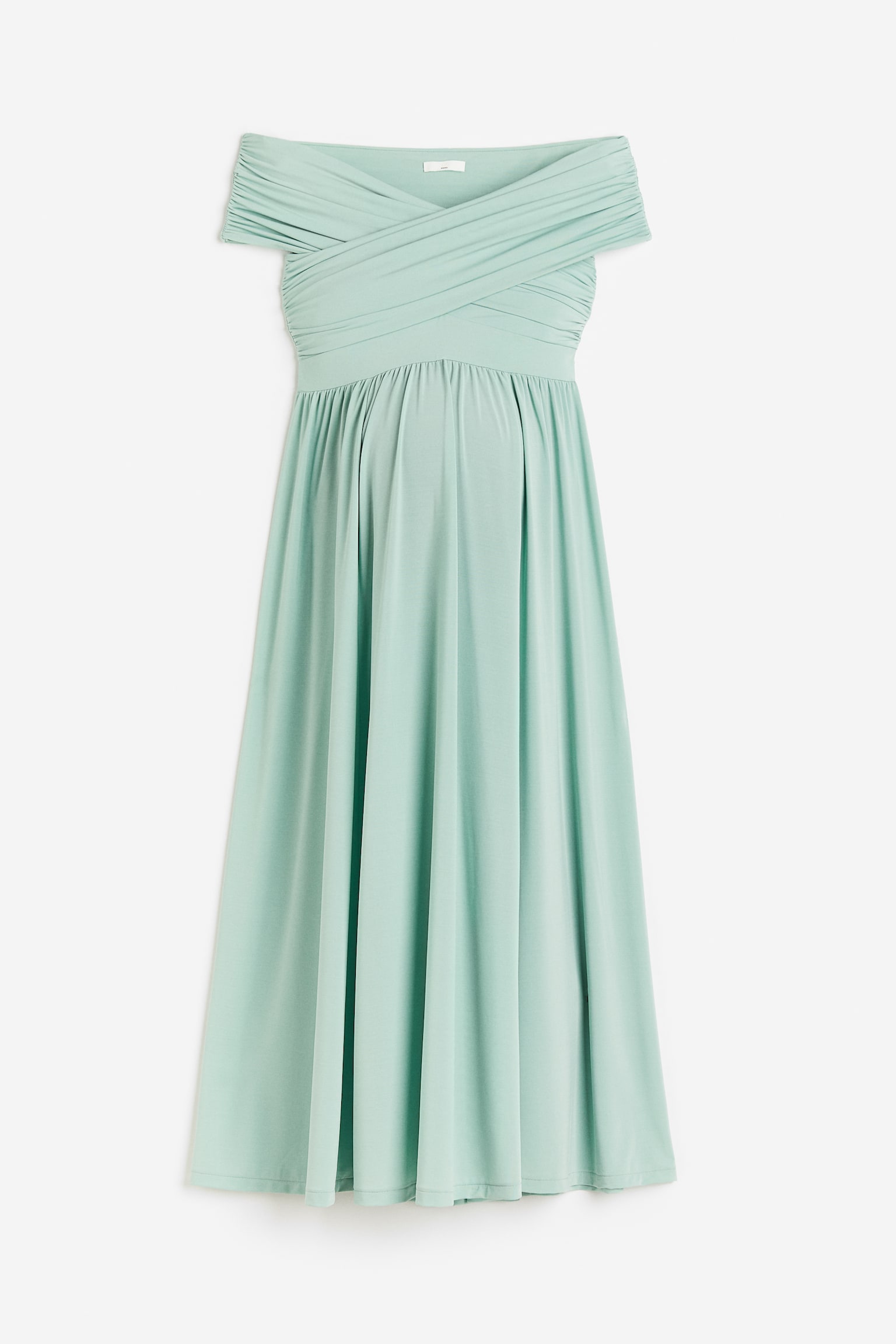 MAMA Off-the-shoulder dress - Mint green - 1