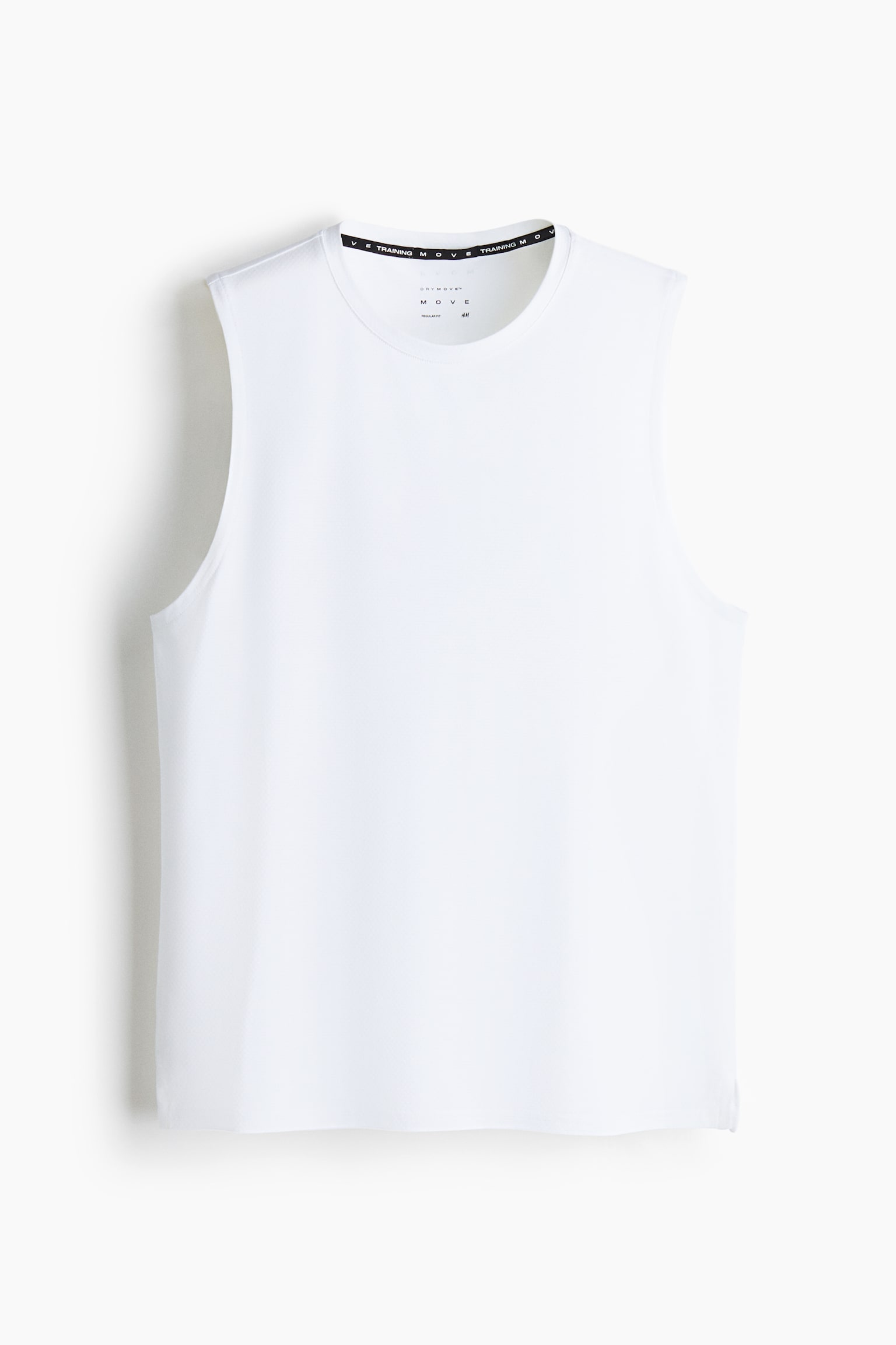 גופיית ספורט DryMove™‎ Regular Fit‎ - לבן/שחור - 2