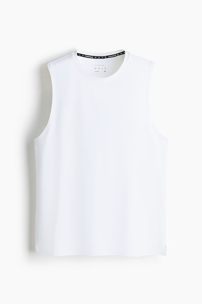Regular-Fit Sports Tank Top with DryMove™ - White/Dark blue/Dark plum/Natural white/Pine green/Matcha green/Black/Light dusty green/Dusty green/Light gray - 1