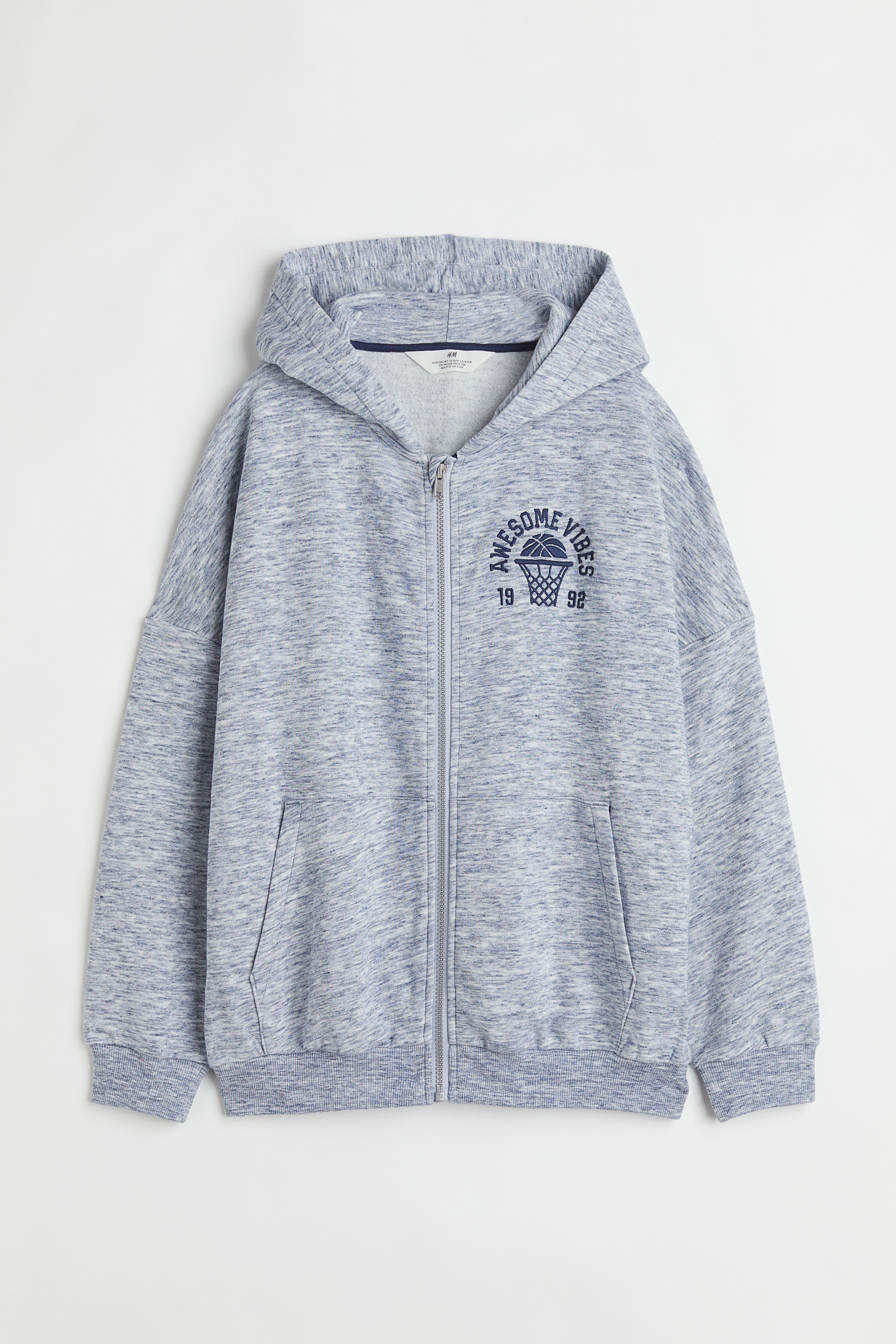 Light blue hoodie h&m hotsell