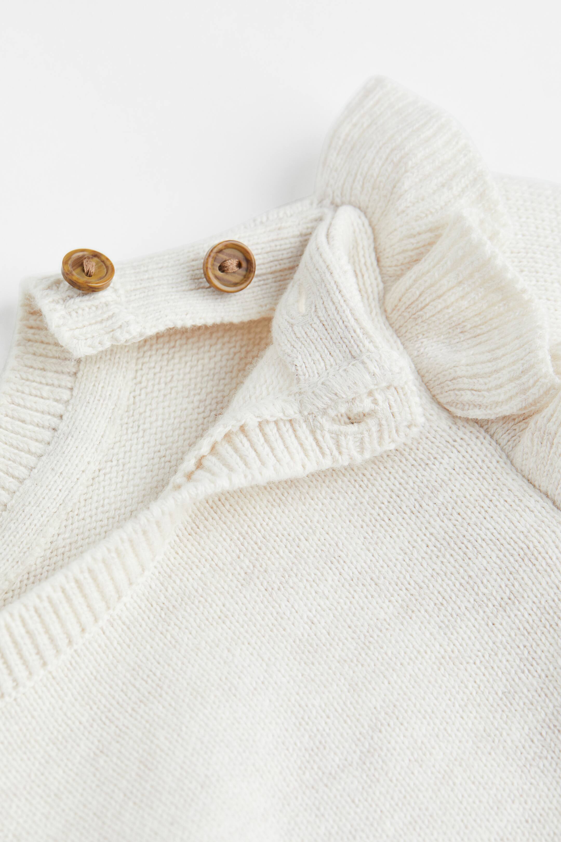Xem ảnh lớn hơn: Áo jumper cotton dệt kim mịn - Màu hồng/Khối màu - Kids | H&M VN 3