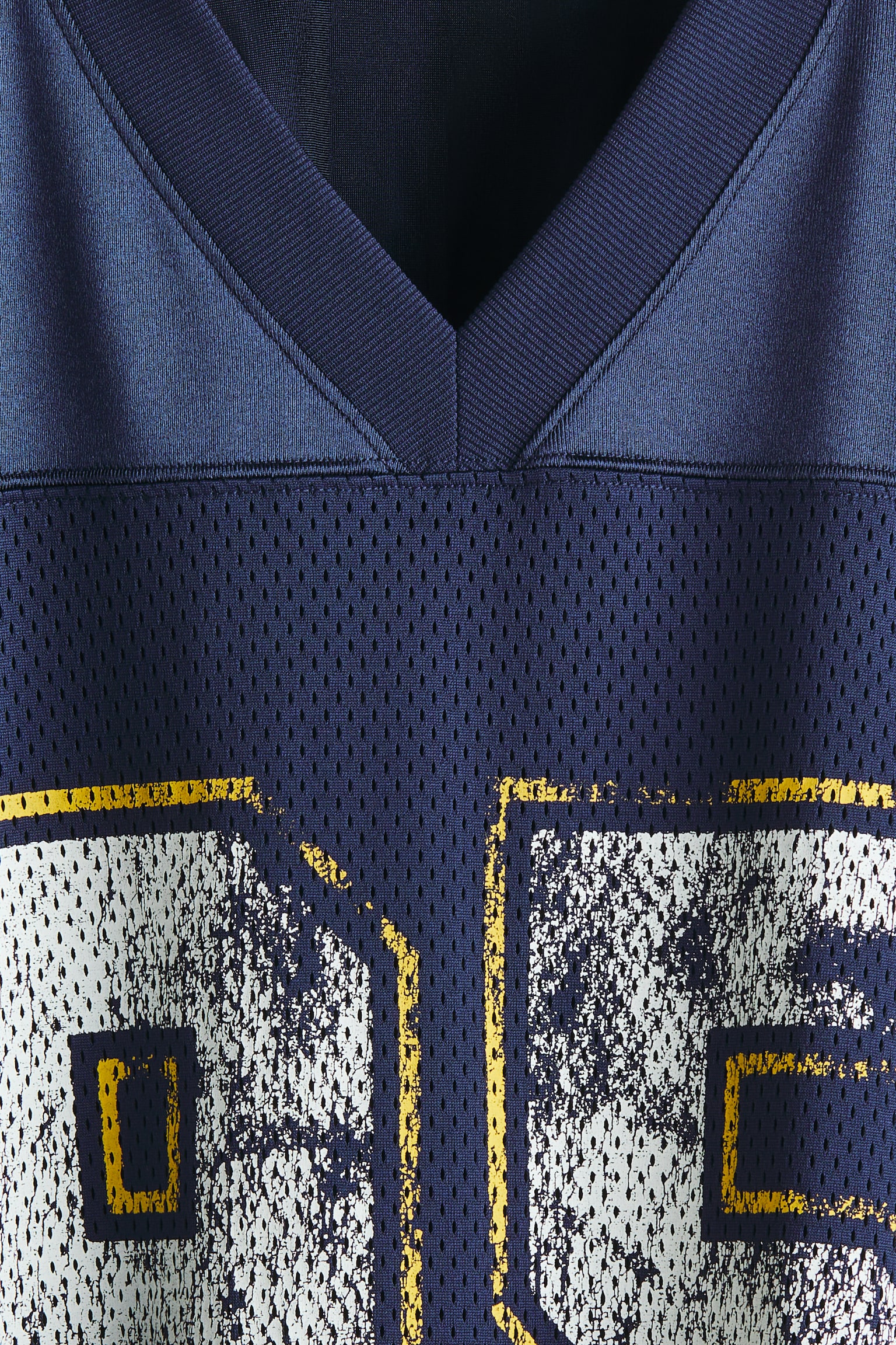 Playera Oversized Fit en malla con diseño - Azul oscuro/W. Coast 95/Negro/22/Blanco/22/Blanco/W. Coast 95 - 5