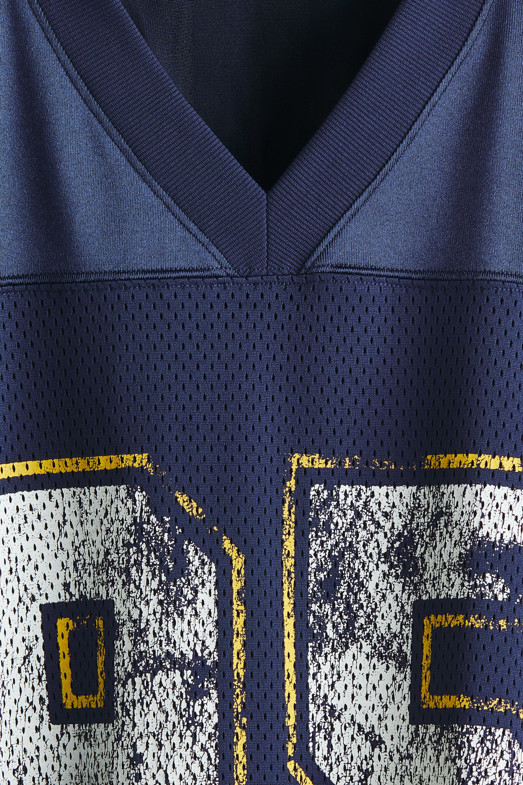 View larger image: Oversized Printed Mesh T-Shirt - Dark blue/W. Coast 95 - Men | H&M CA 3