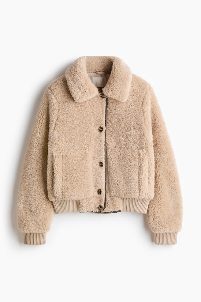Teddy jacket - Beige - 1