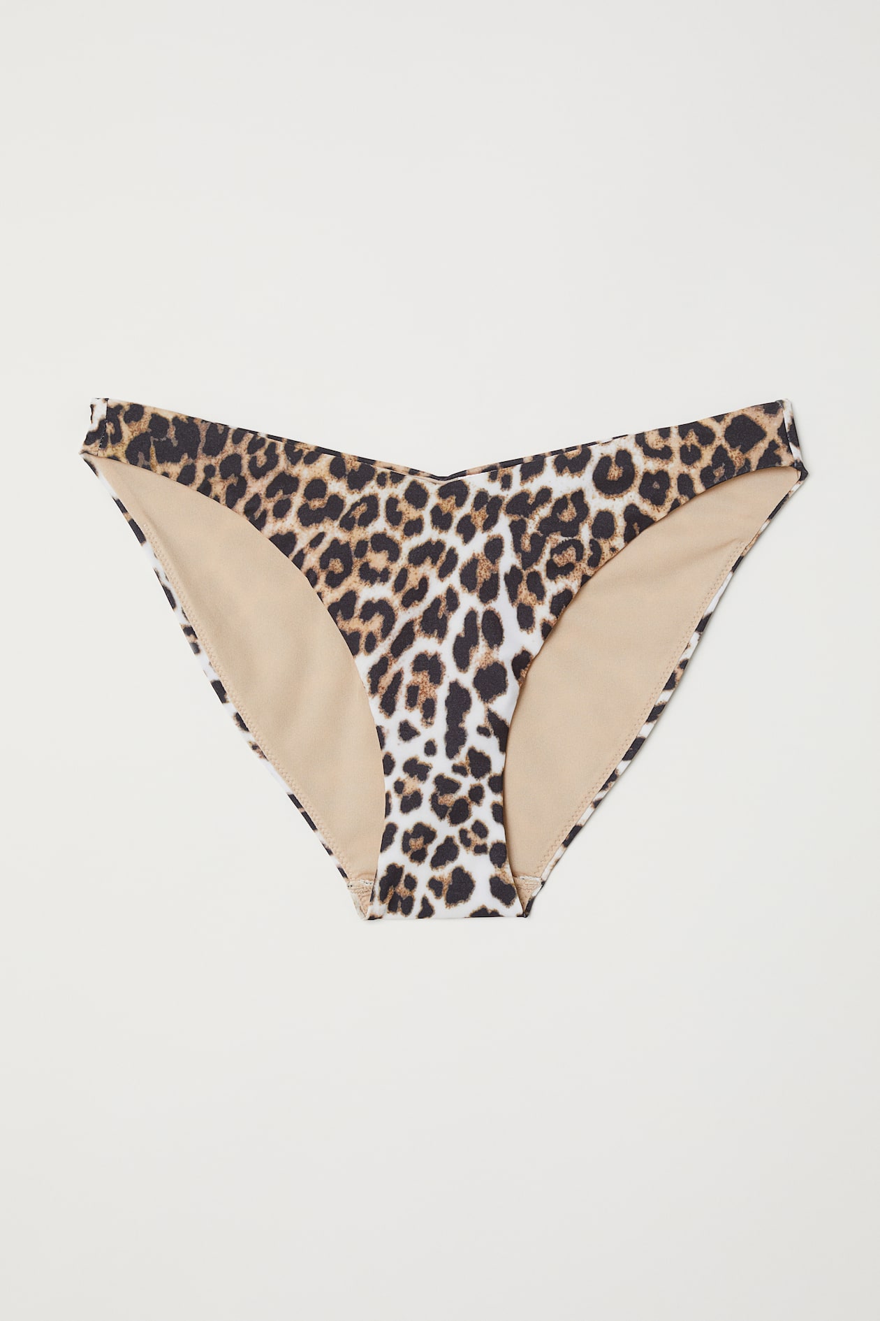 V-shaped bikini bottoms - Low waist - Leopard print - Ladies | H&M GB