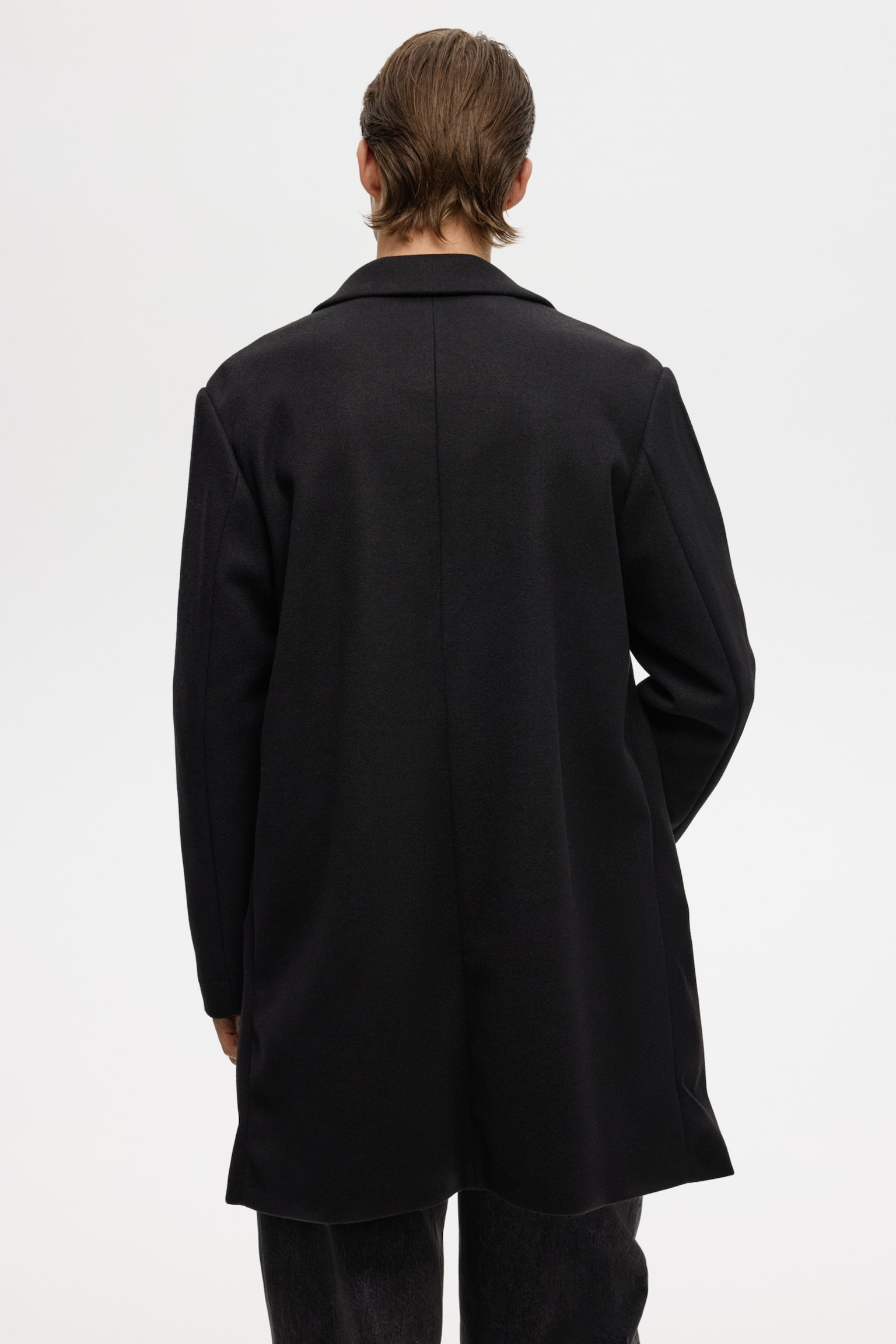 Single-breasted coat - Black/Grey/Dark brown/Beige/Beige - 5