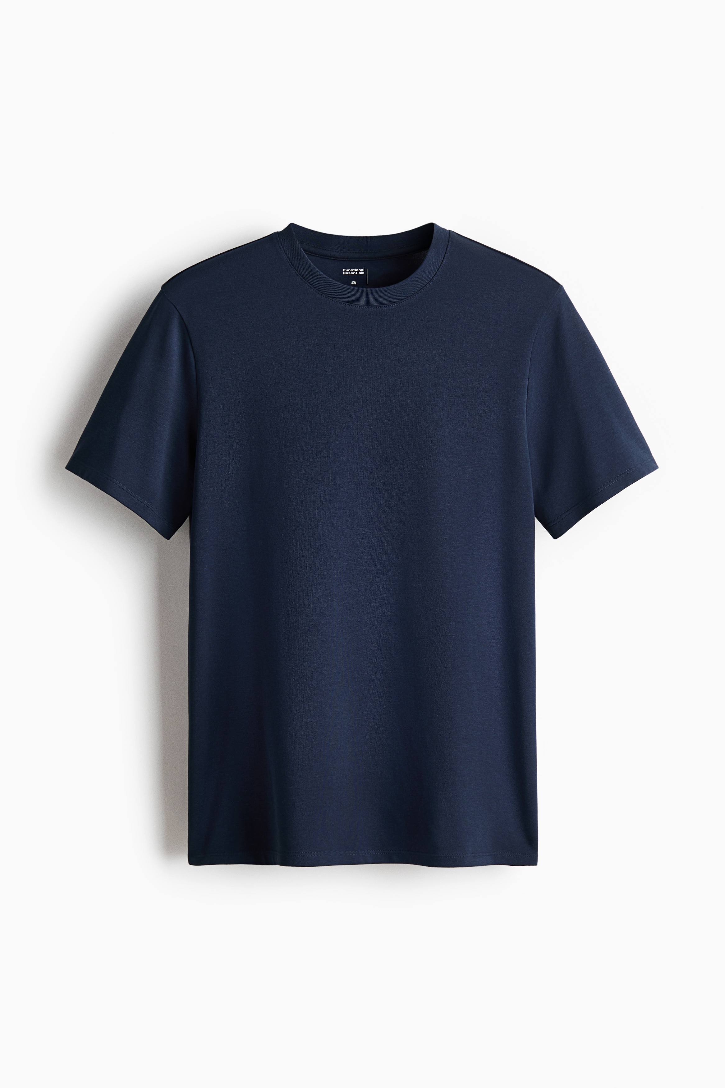 Cooling T-Shirt in Regular Fit - Dunkelblau/Weiß/Schwarz/Dunkelgraumeliert/Hellgraumeliert/Dunkelbeige/Braun