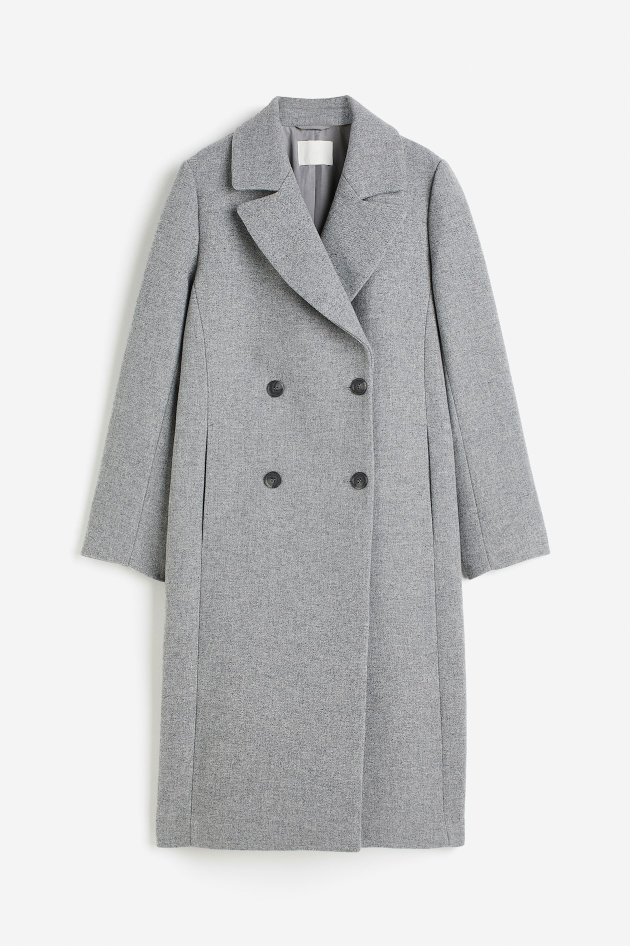 ダブルブレストコート - グレーメランジ - レディース | H&M JP