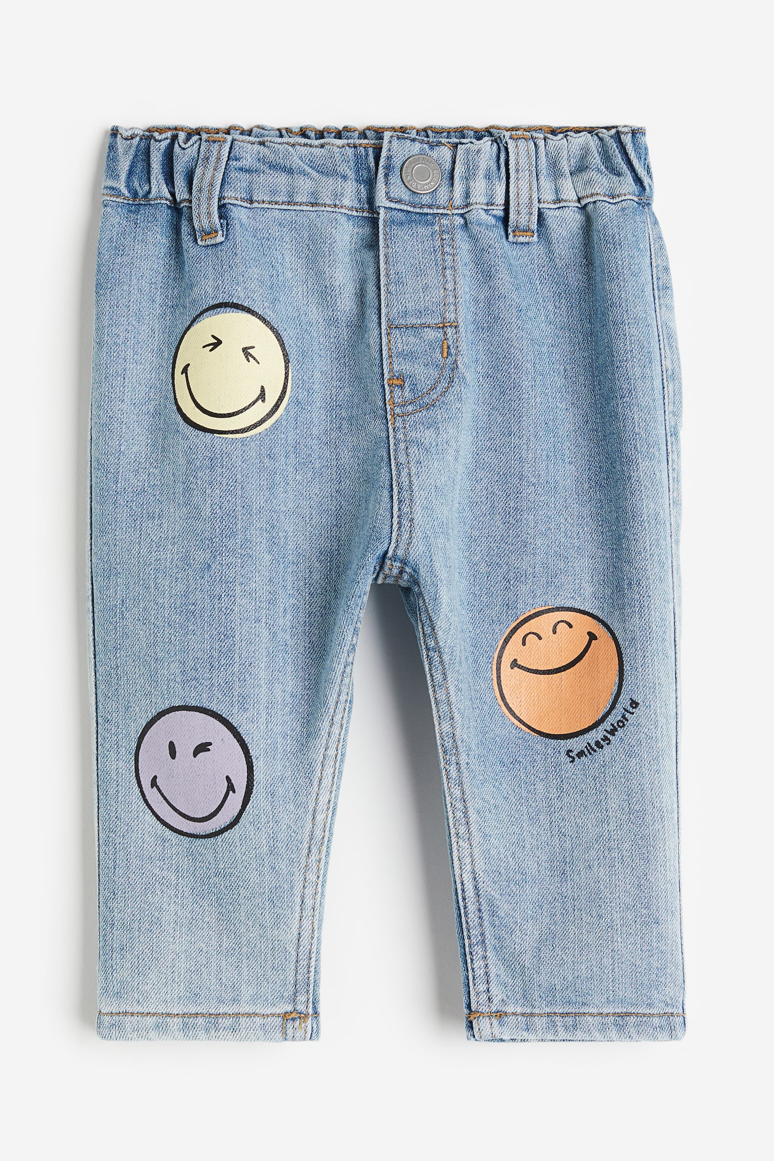 Print Jeans - Denim blue/SmileyWorld® - 1