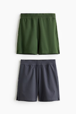 2-pack shorts med DryMove™ och fyrvägstretch