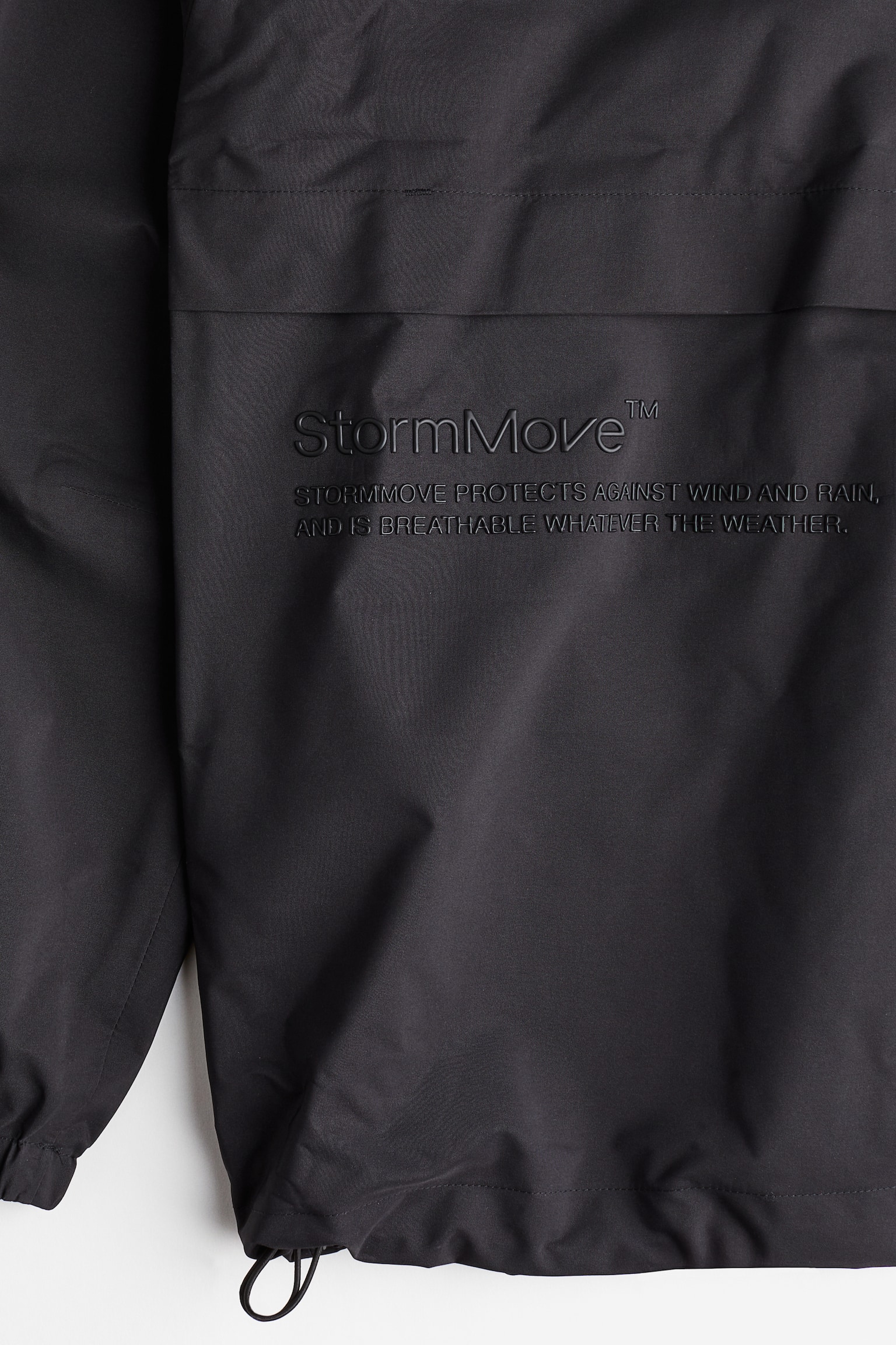 ユニセックスレインジャケット StormMove™ - ブラック/ダークグレー - 3