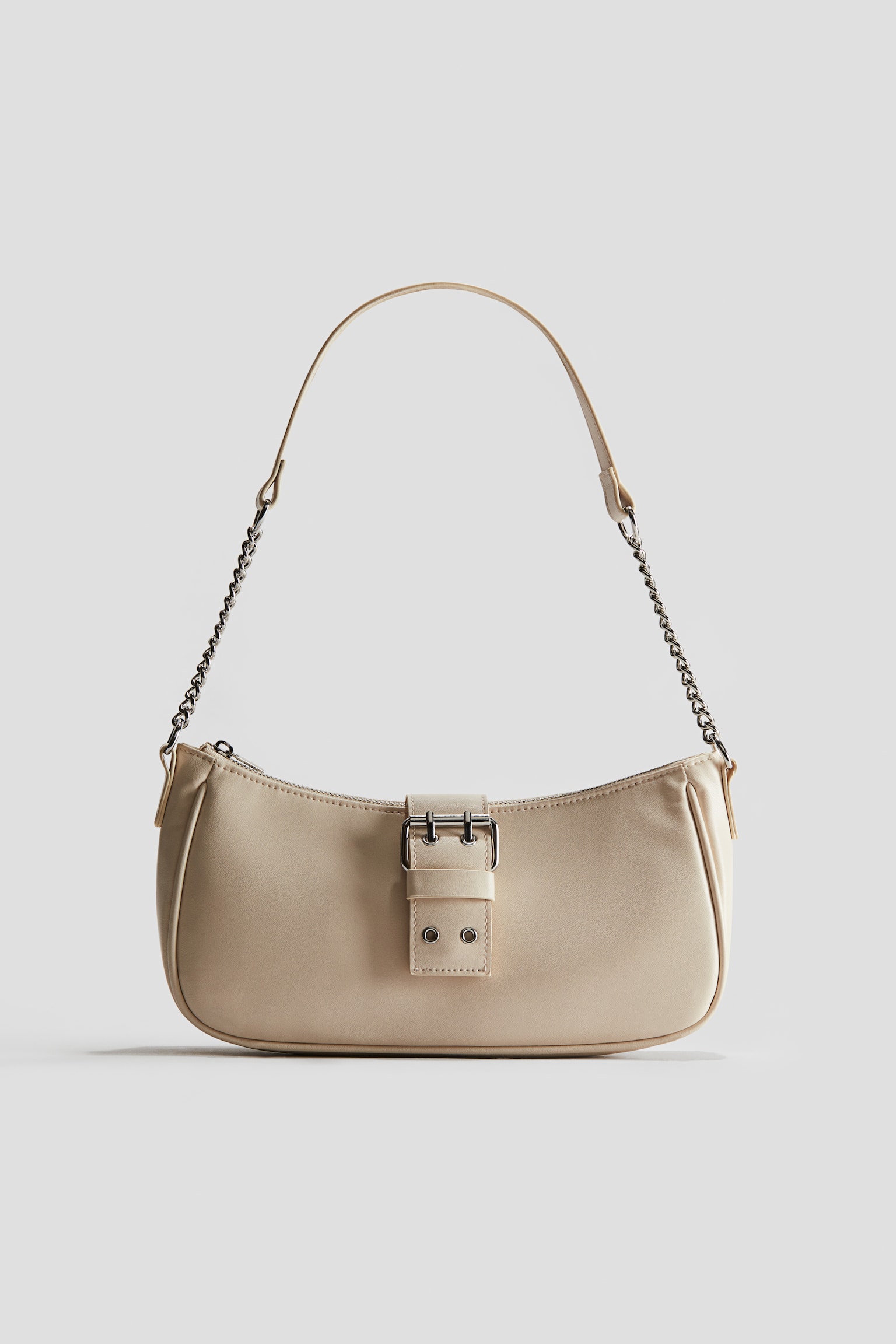 Shoulder bag - Light beige/Black - 1