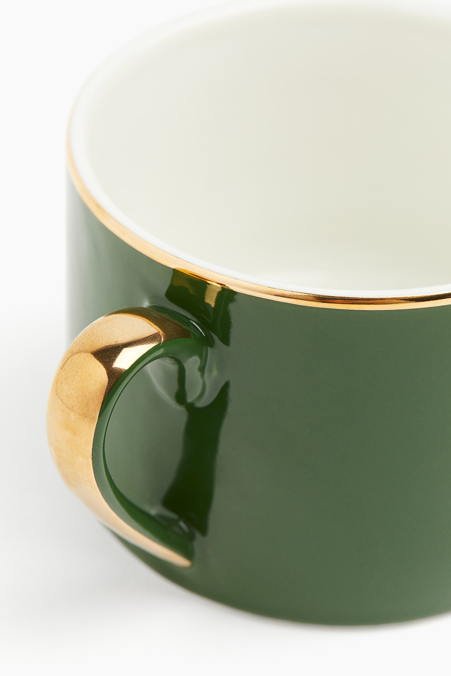 Porcelain cup - Green/White/Leopard print/Black/Patterned/Light beige/Patterned/White/Striped/White/Leopard print/Black - 2