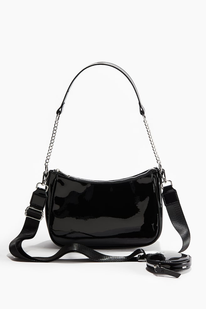 Shoulder bag and pouch - Black/Black - 1