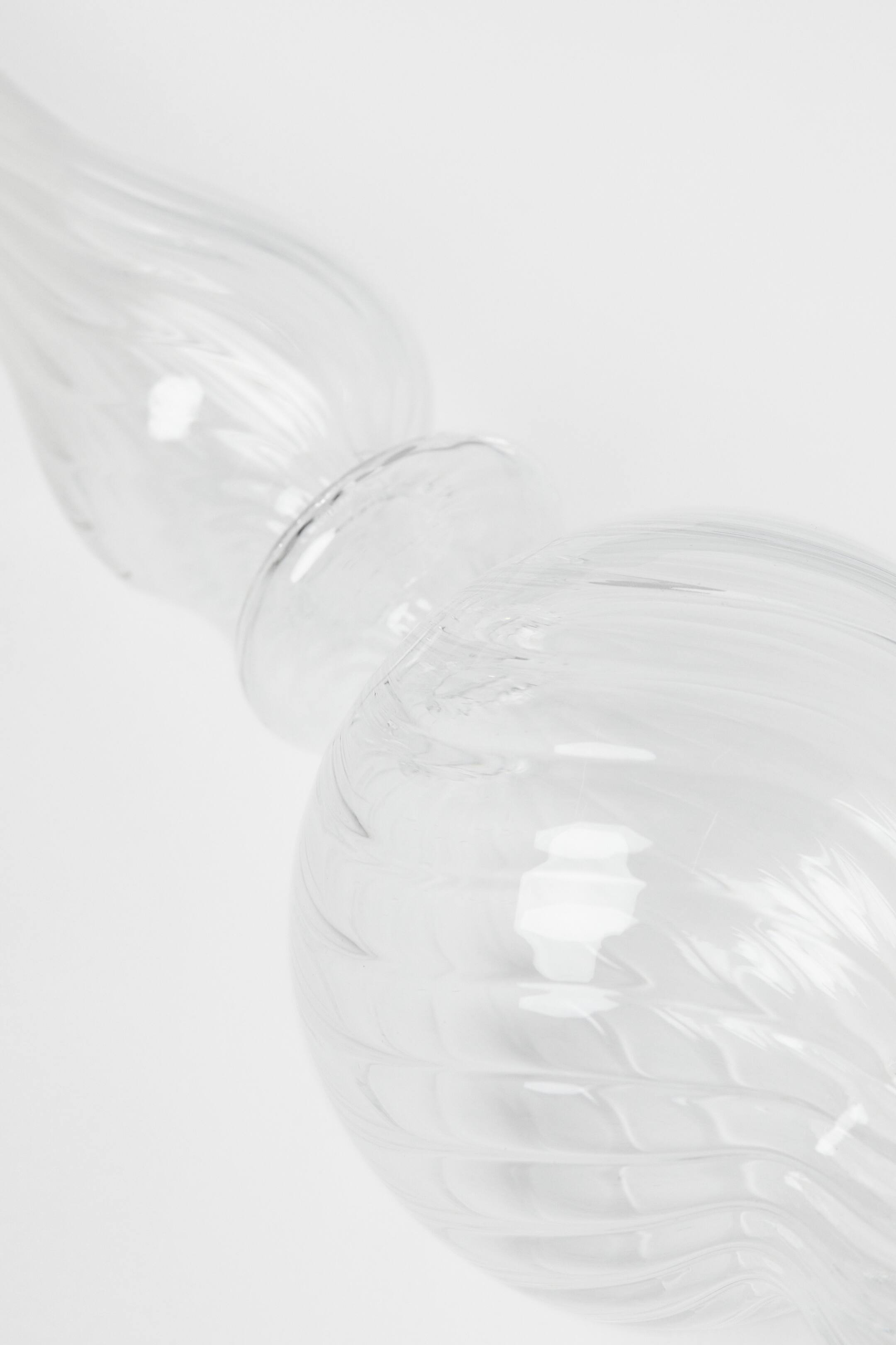 Glass Christmas tree spire Transparent Home All H&M GB