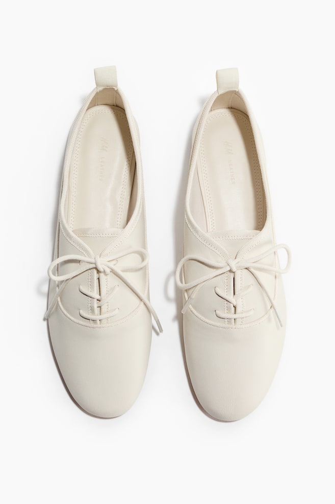 Derby shoes - Cream - 1