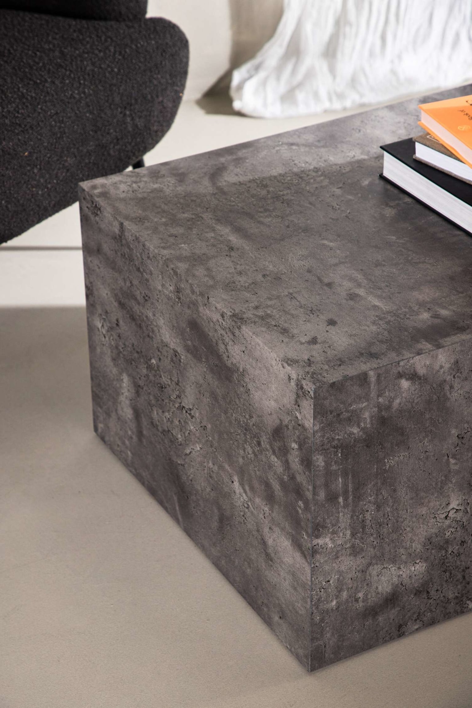 Tavolo Da Sofà York - Mdf, Grigio Scuro - 5