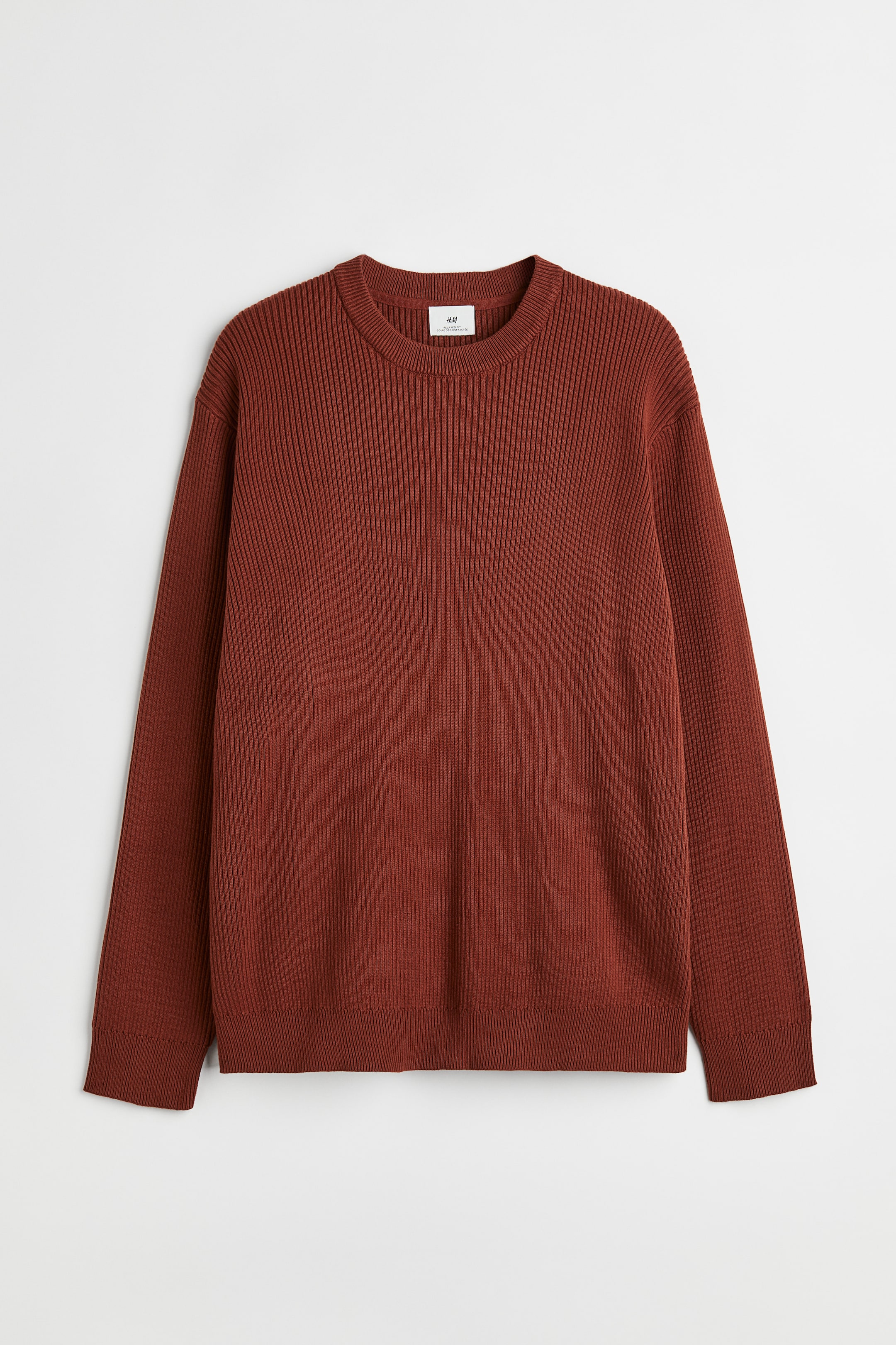 Relaxed Fit Rib-knit Sweater