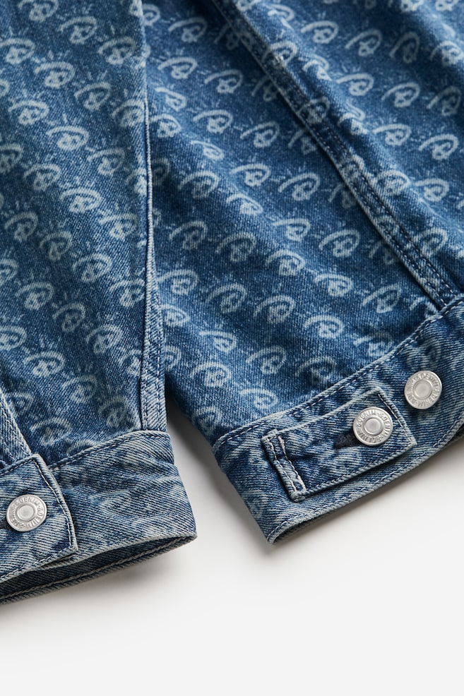 Loose Fit Printed denim jacket - Denim blue/Disney100 - 5