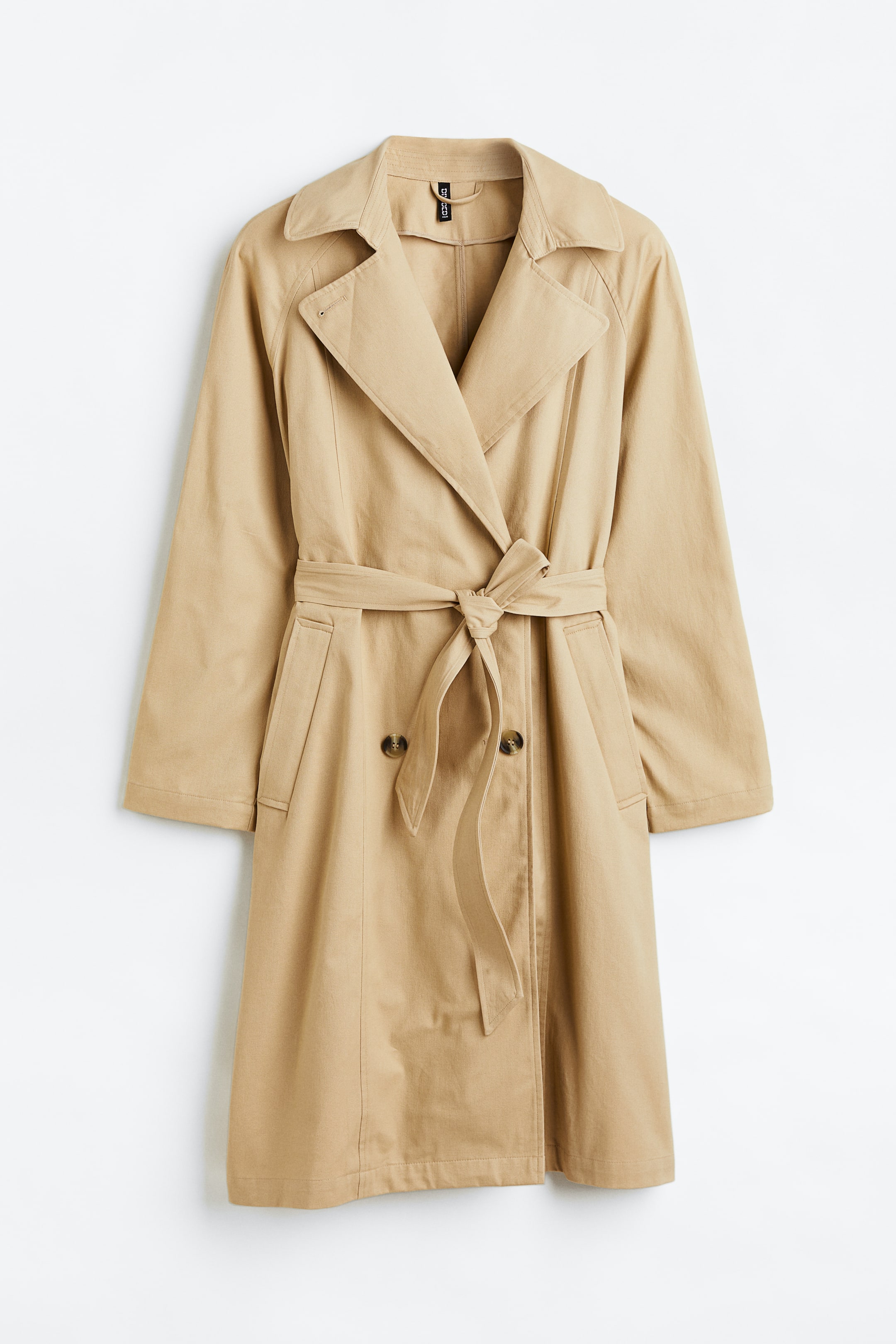 Cotton Twill Trench Coat