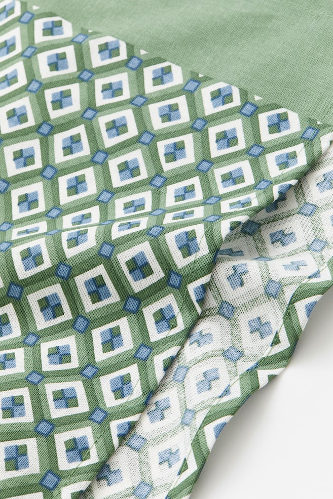Patterned tablecloth - Green/Patterned - 3