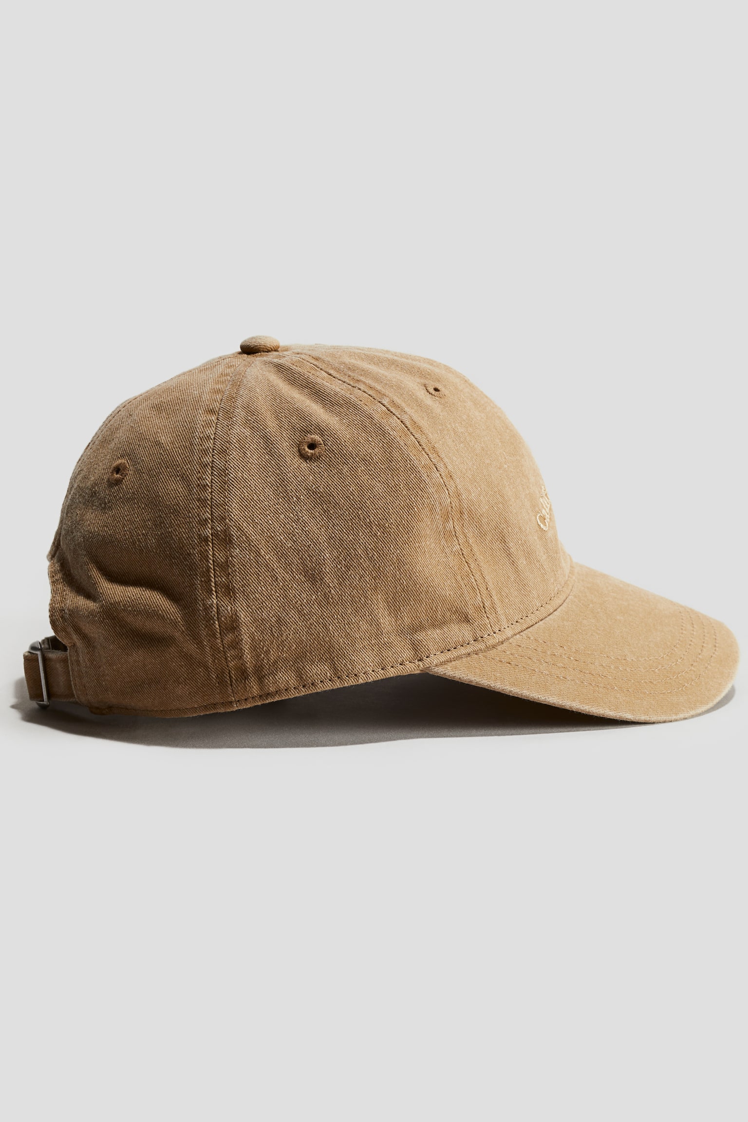 Cotton twill cap - Dark beige/California State - 2