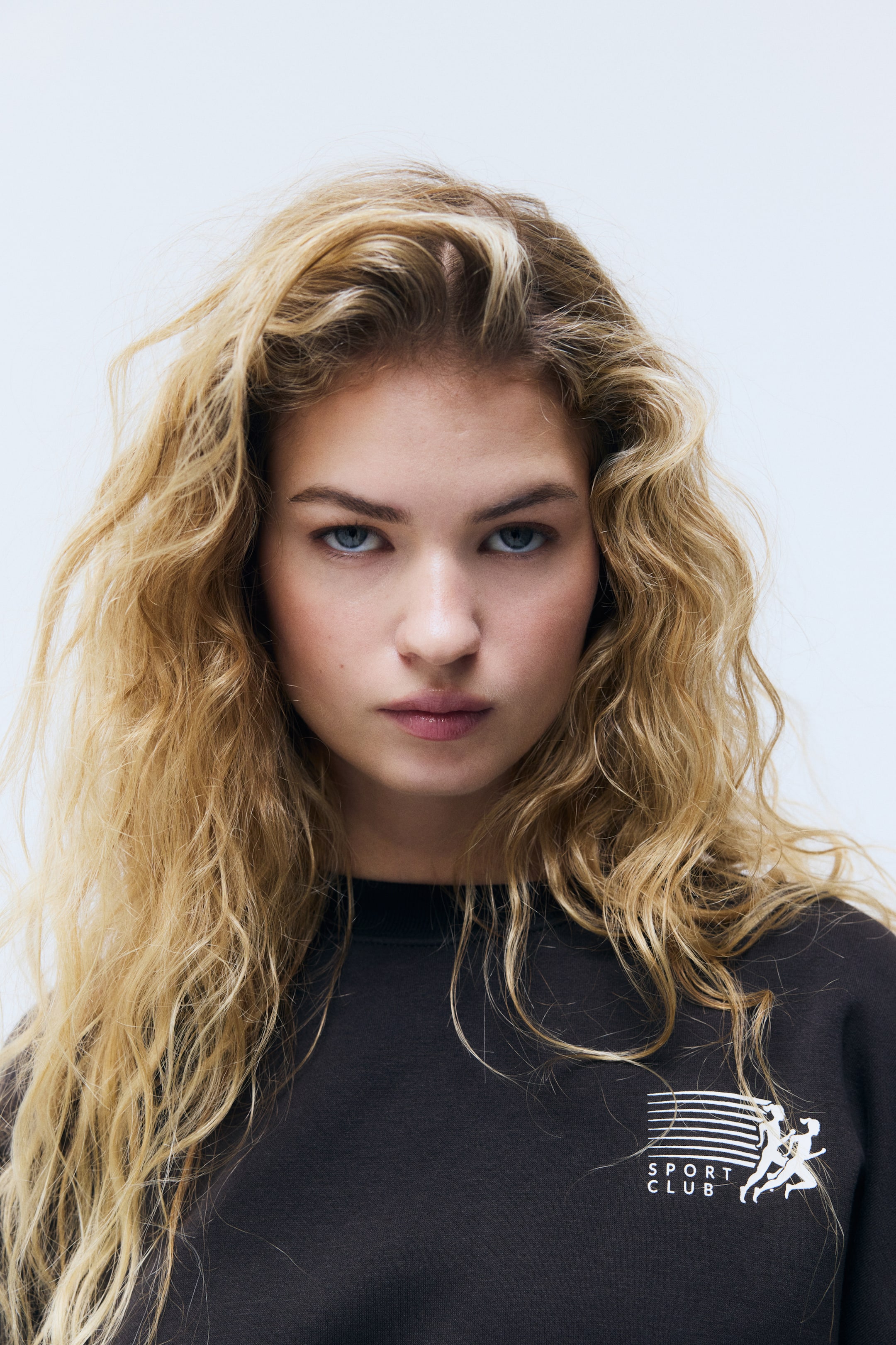 Sweatshirt with Printed Motif