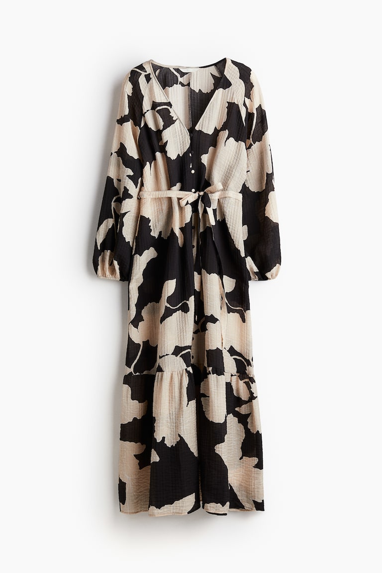 h&m cotton crepe dress Buy H&M Women White Solid Cotton Crepe Dress - Dresses for Women 11798460