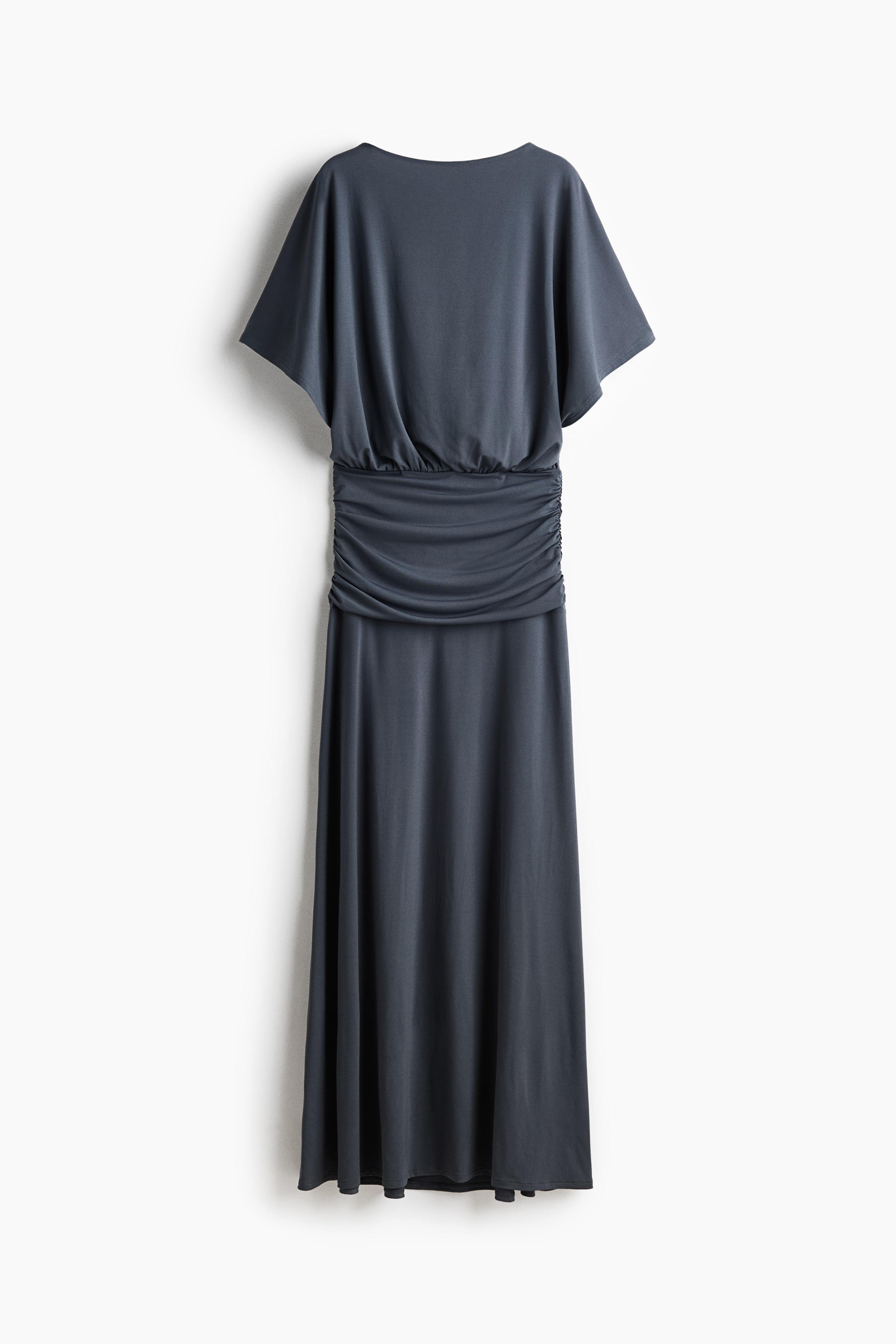 Robe maxi à effet drapé
