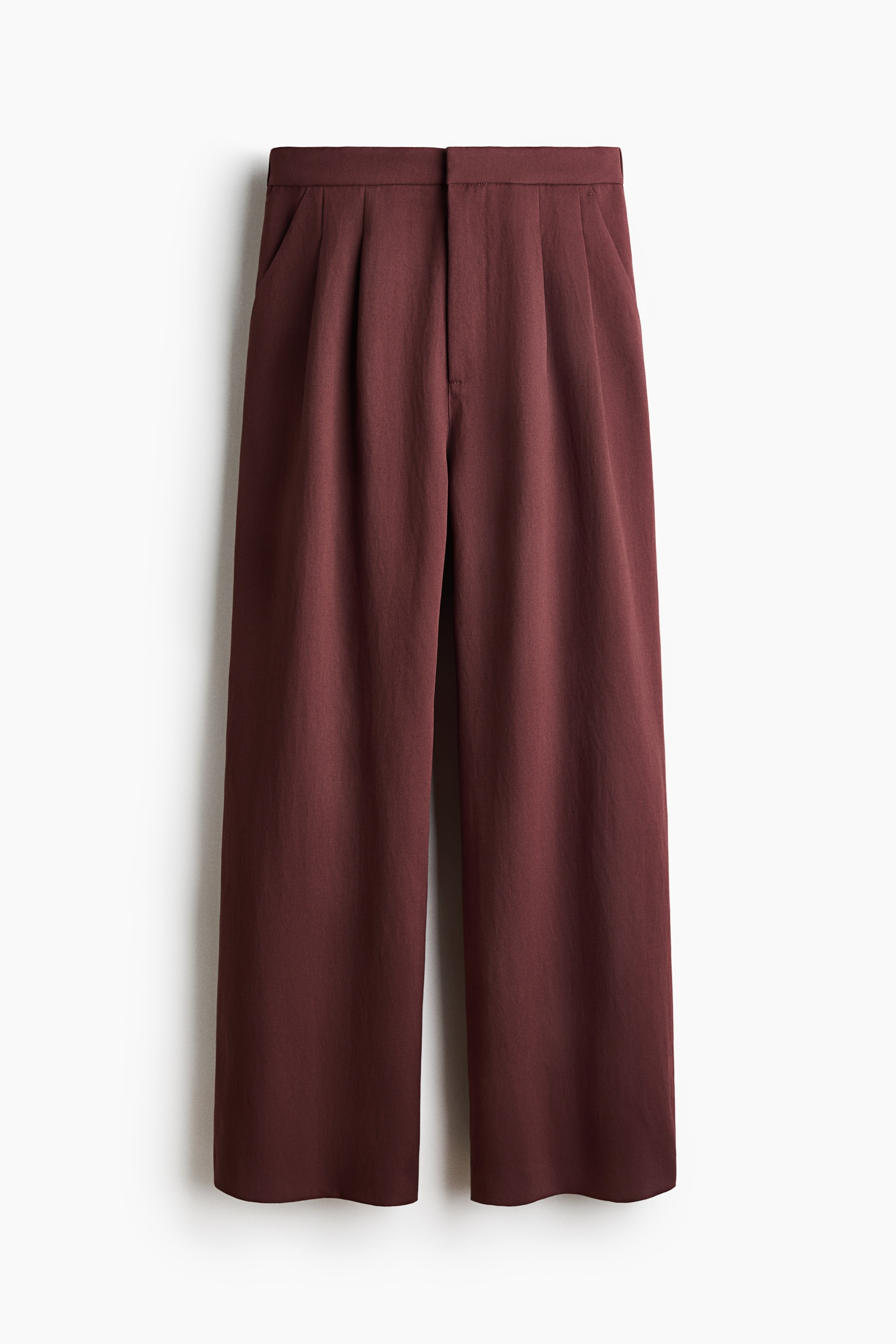 Viscose-Blend Twill Pants
