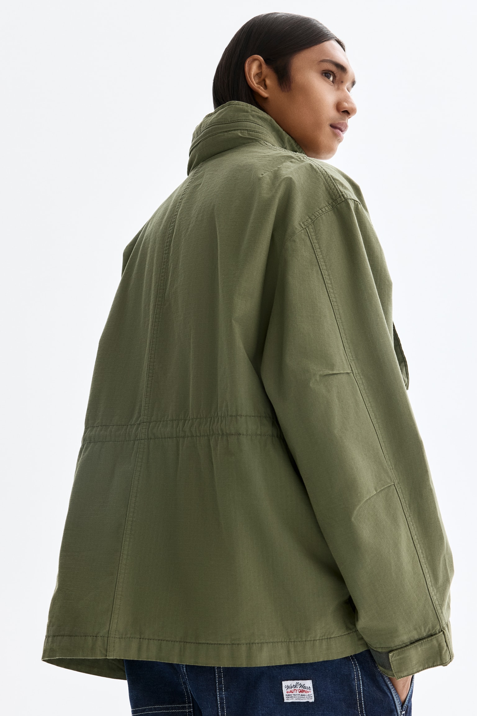 Cargo jacket - Khaki green/Black - 7