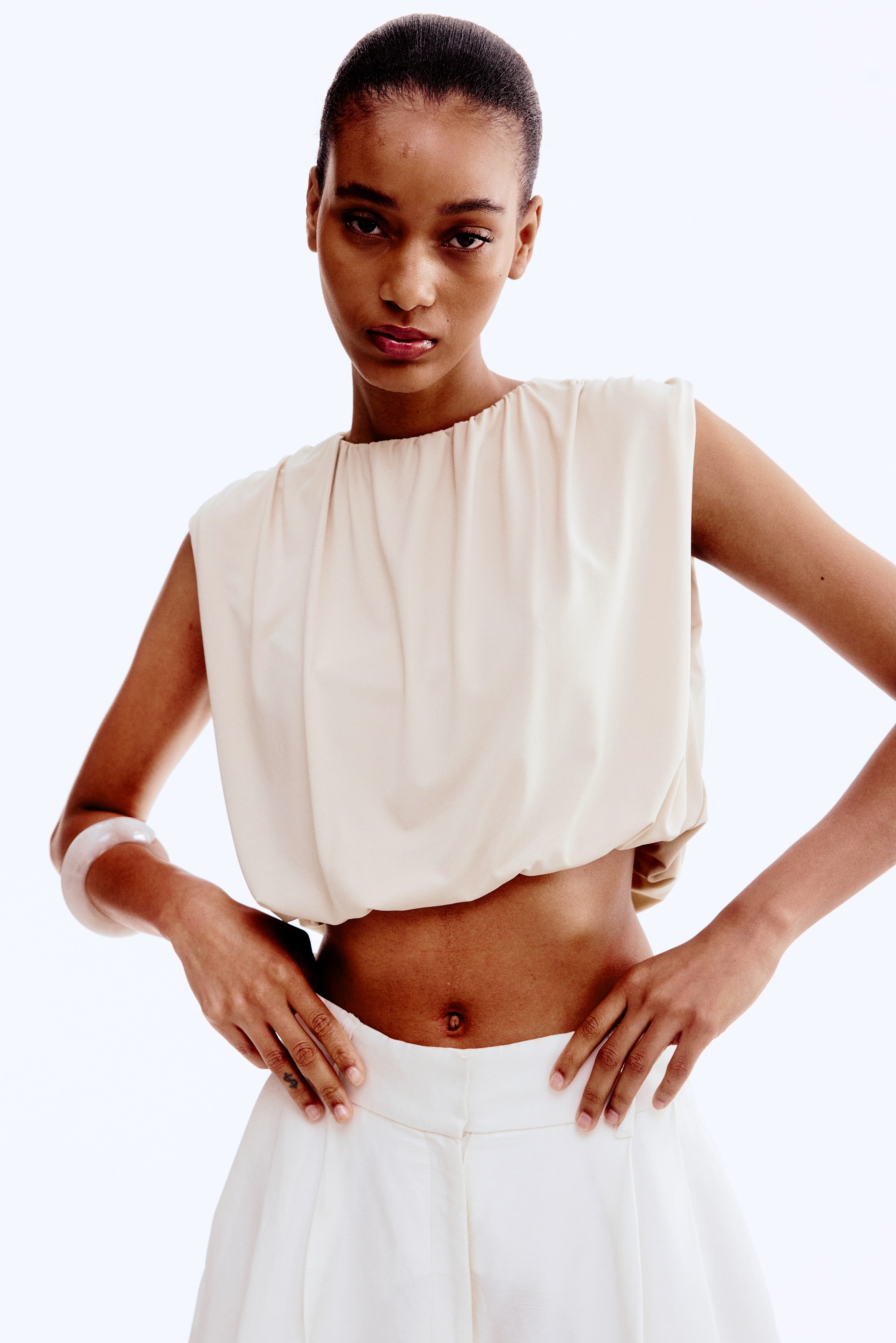 トップス H バイカラー2WAYニットトップス[品番：MKSW0061660]｜GYDA