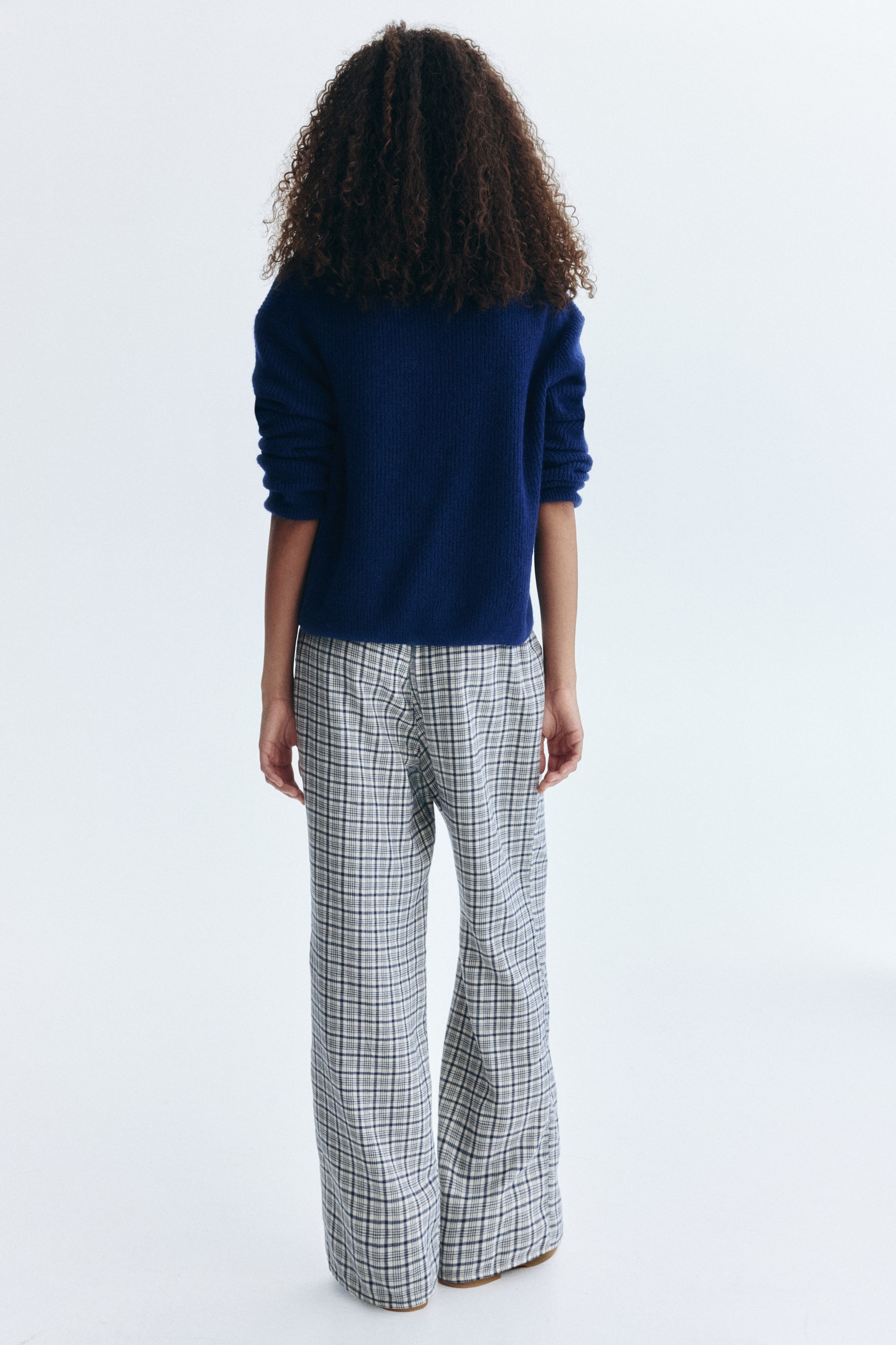 View larger image: Pyjama bottoms - Light beige/Checked - Ladies | H&M SG 5