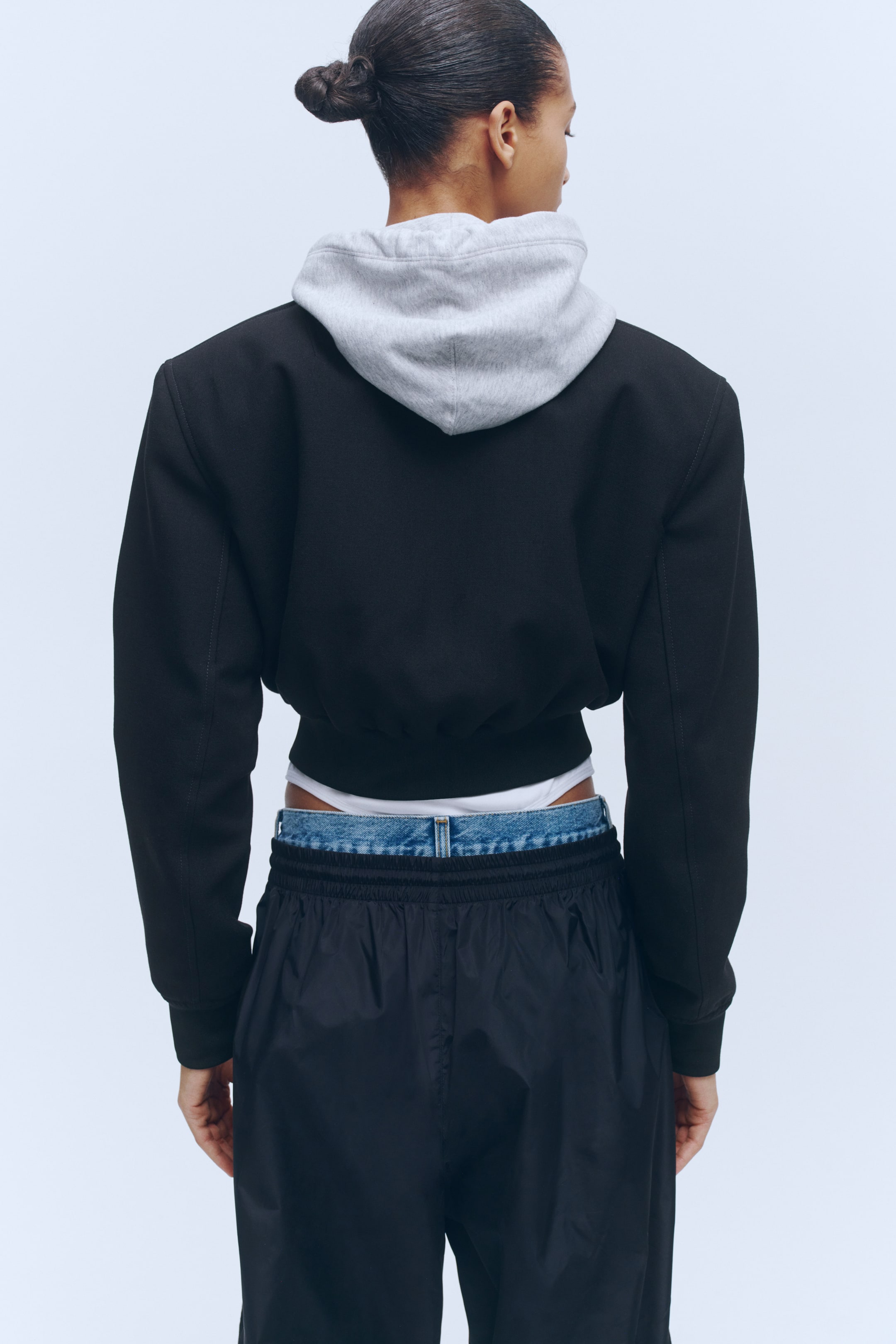 Женские куртки H&M Cropped Wool Bomber Jacket — фото 5
