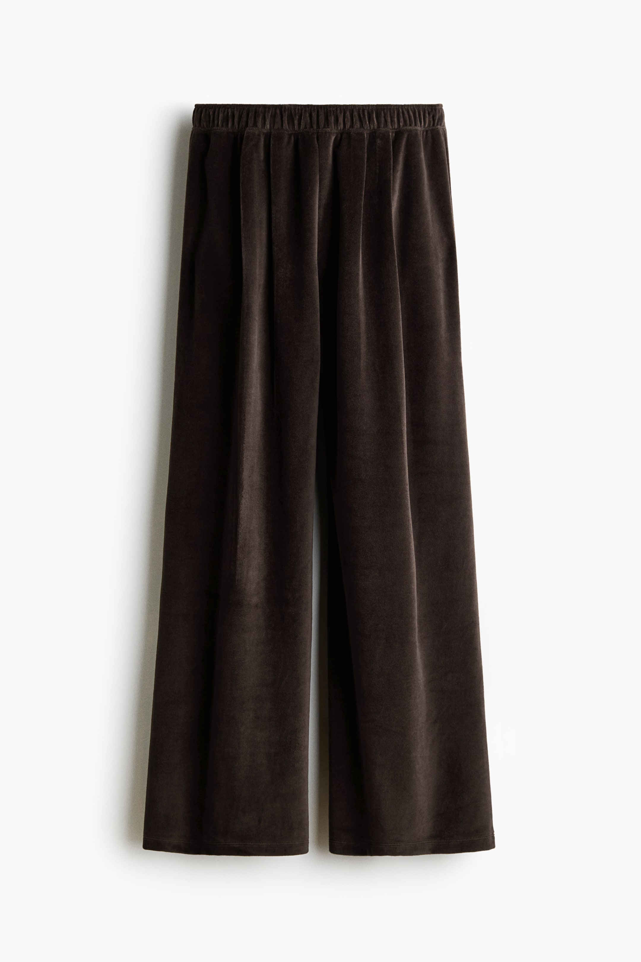 View larger image: Velour Joggers - Dark brown - Ladies | H&M US 1