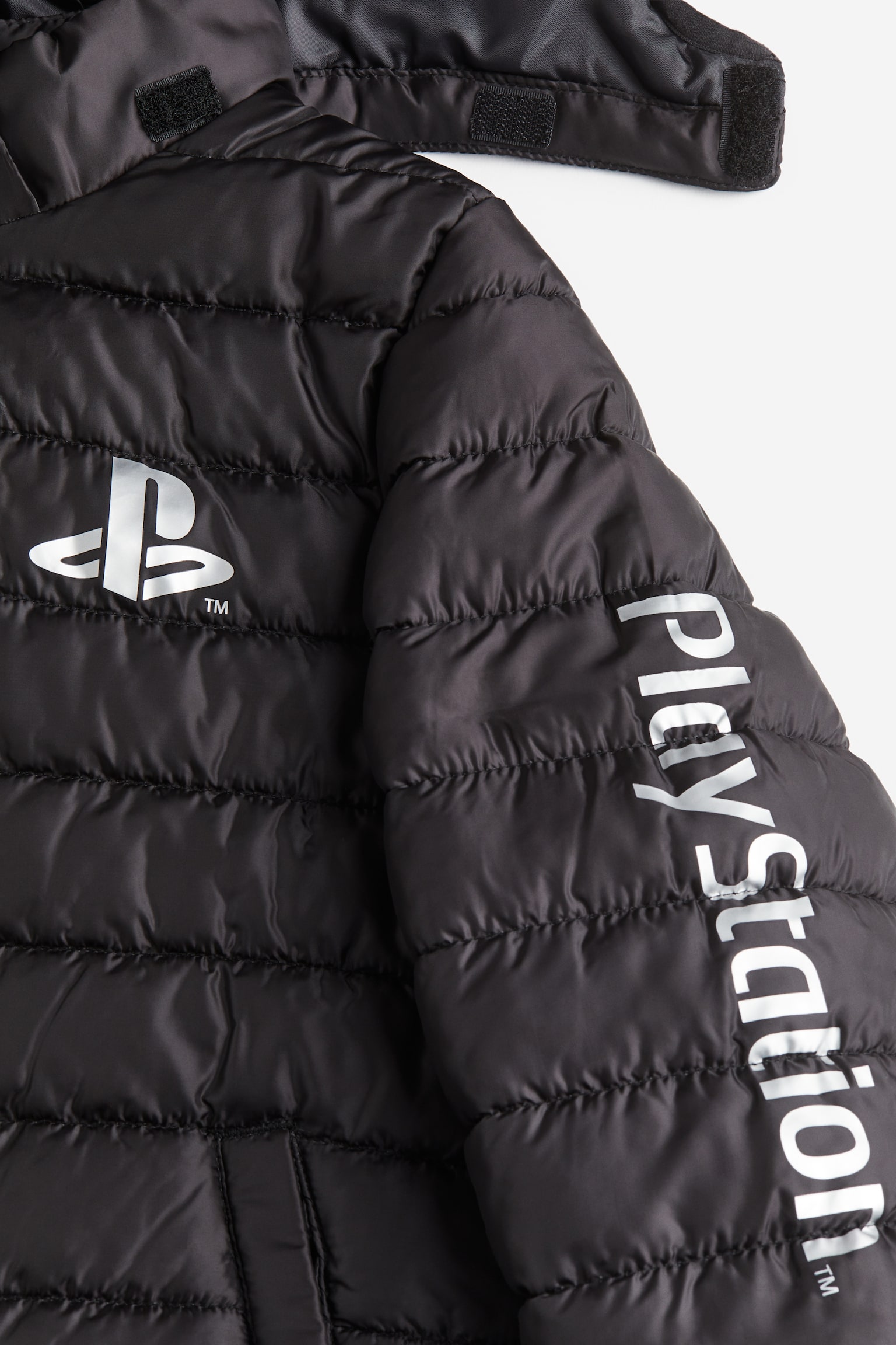 Hooded Insulated Jacket - Black/PlayStation - 2