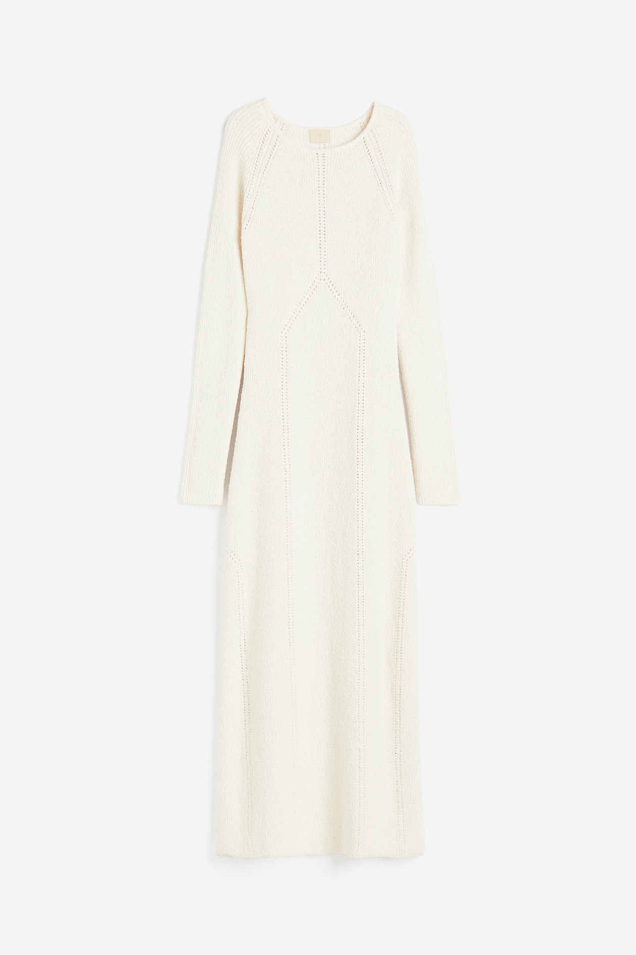 knee length dresses for ladies Cream Whipstitch Knitted Mini Dress – Mint Velvet main image 0