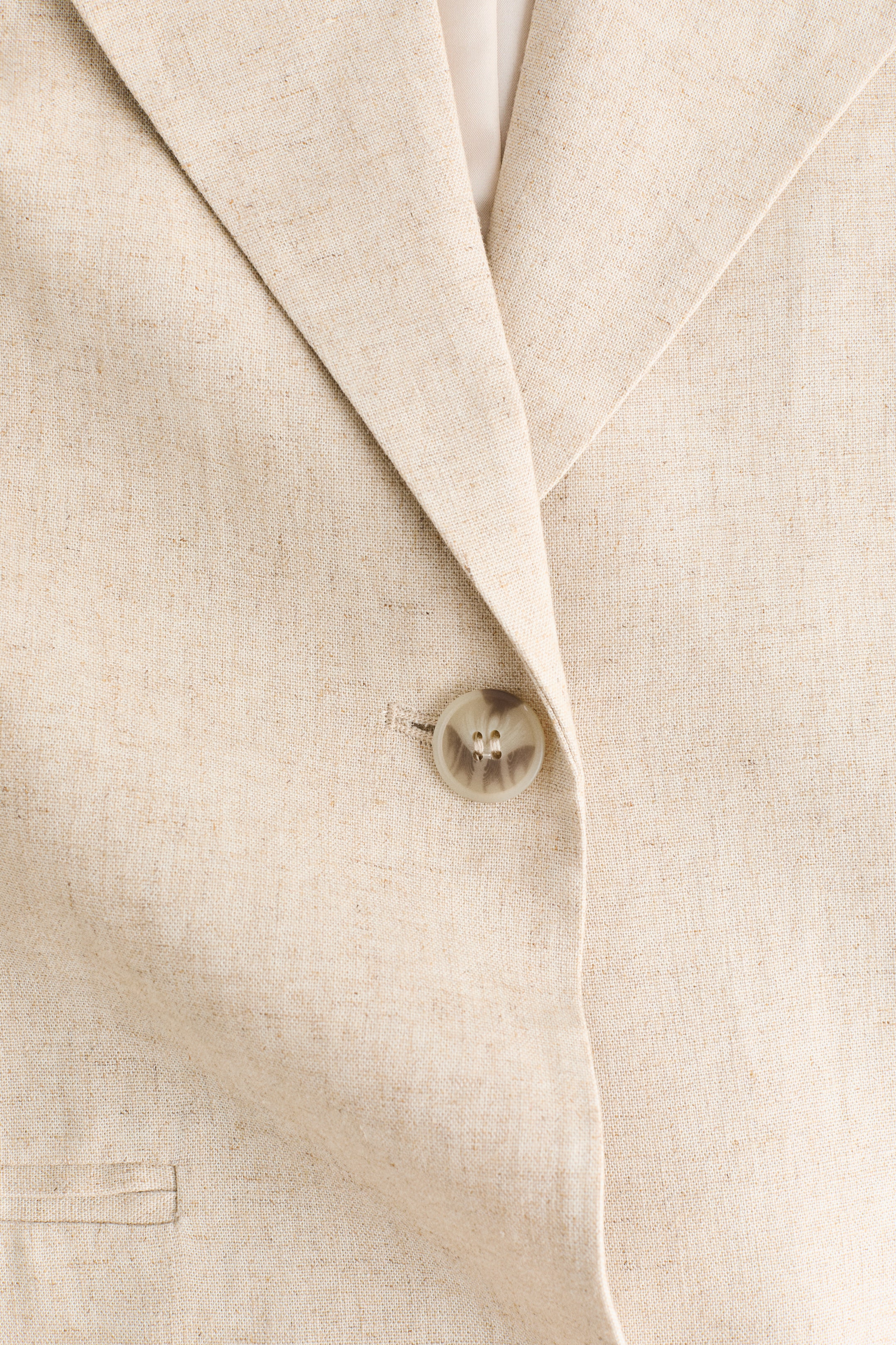Linen-Blend Vest