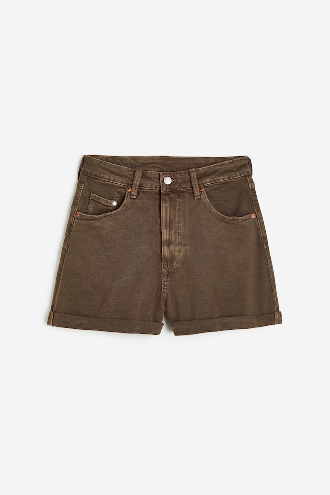 Mom Ultra High Denim shorts - Mørkebrun/Lys denimblå/Denimblå/Sort/dc/dc/dc/dc/dc - 2