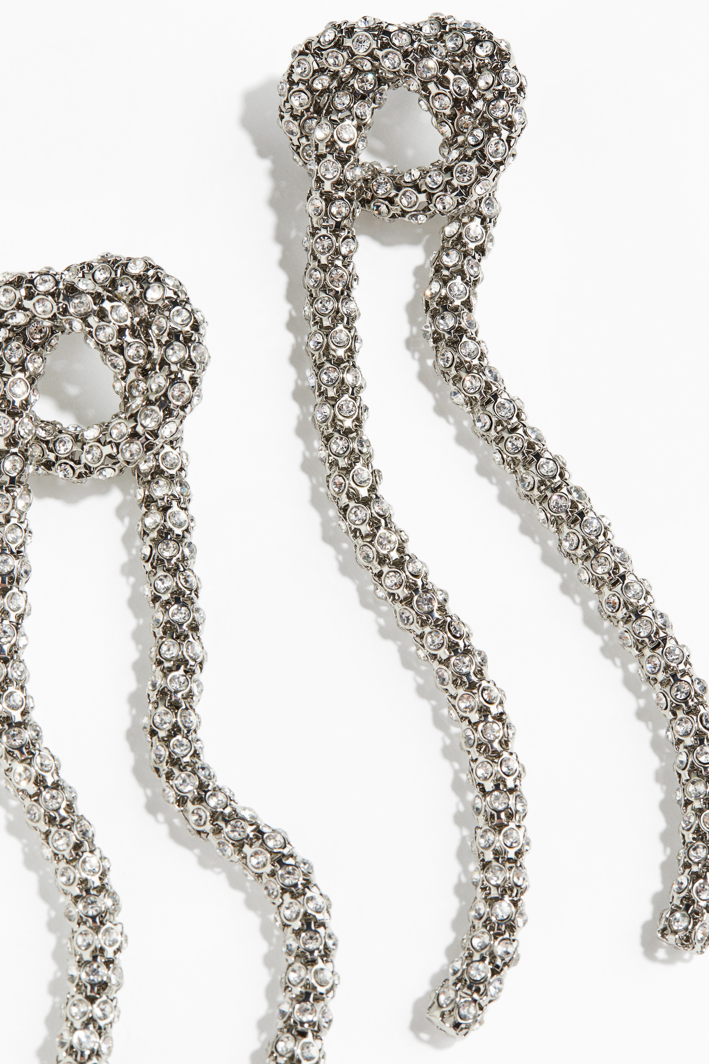 Rhinestone earrings