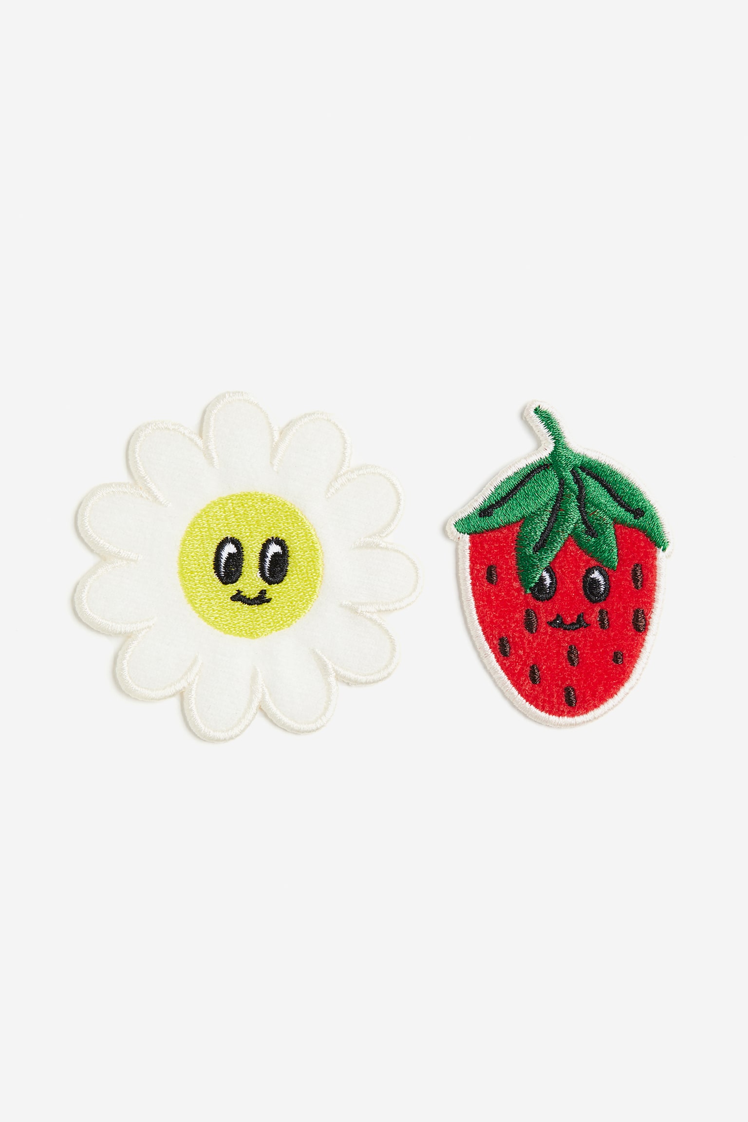 2-pack repair patches - Red/Strawberry - 1