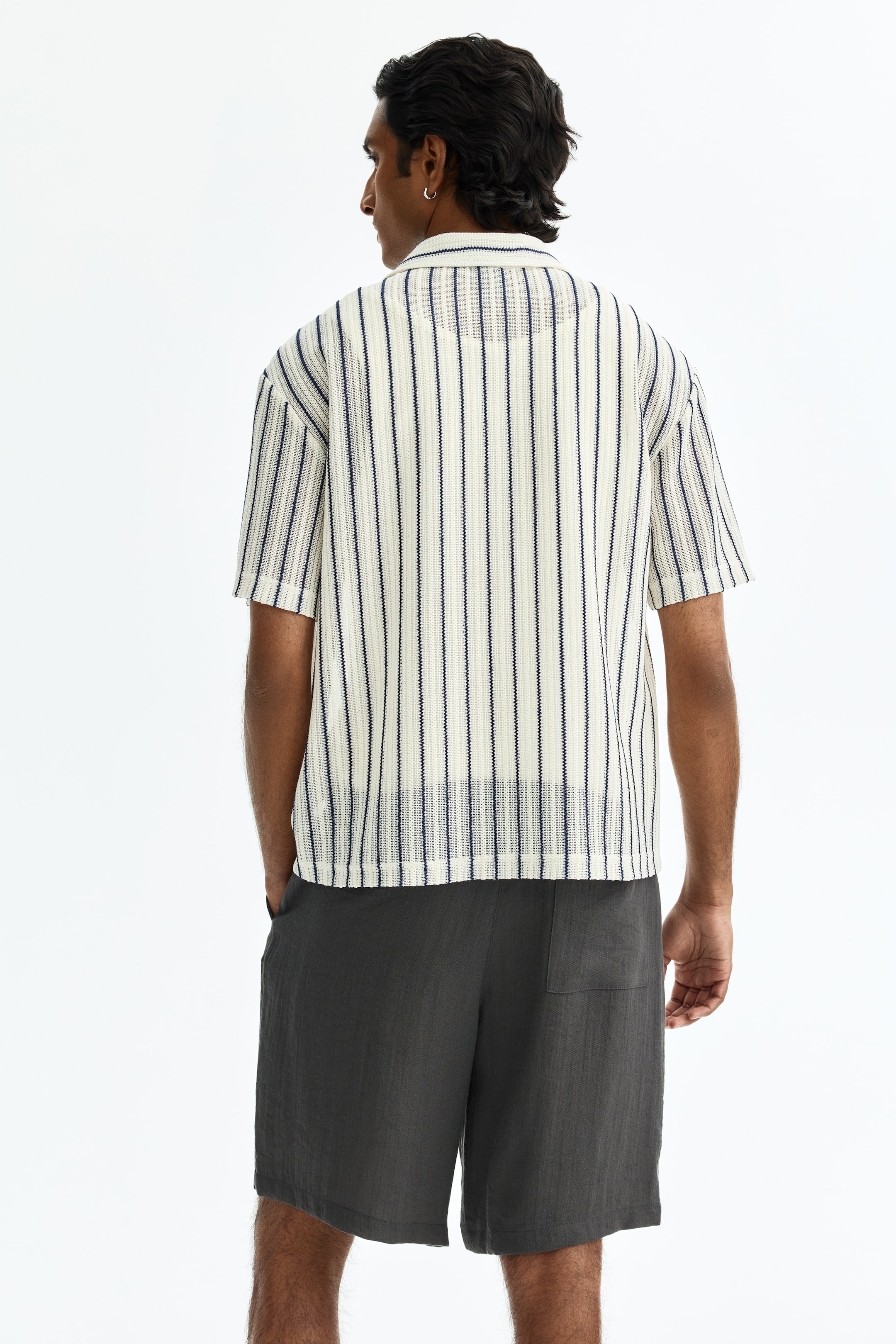 Loose-Fit Cotton Shorts