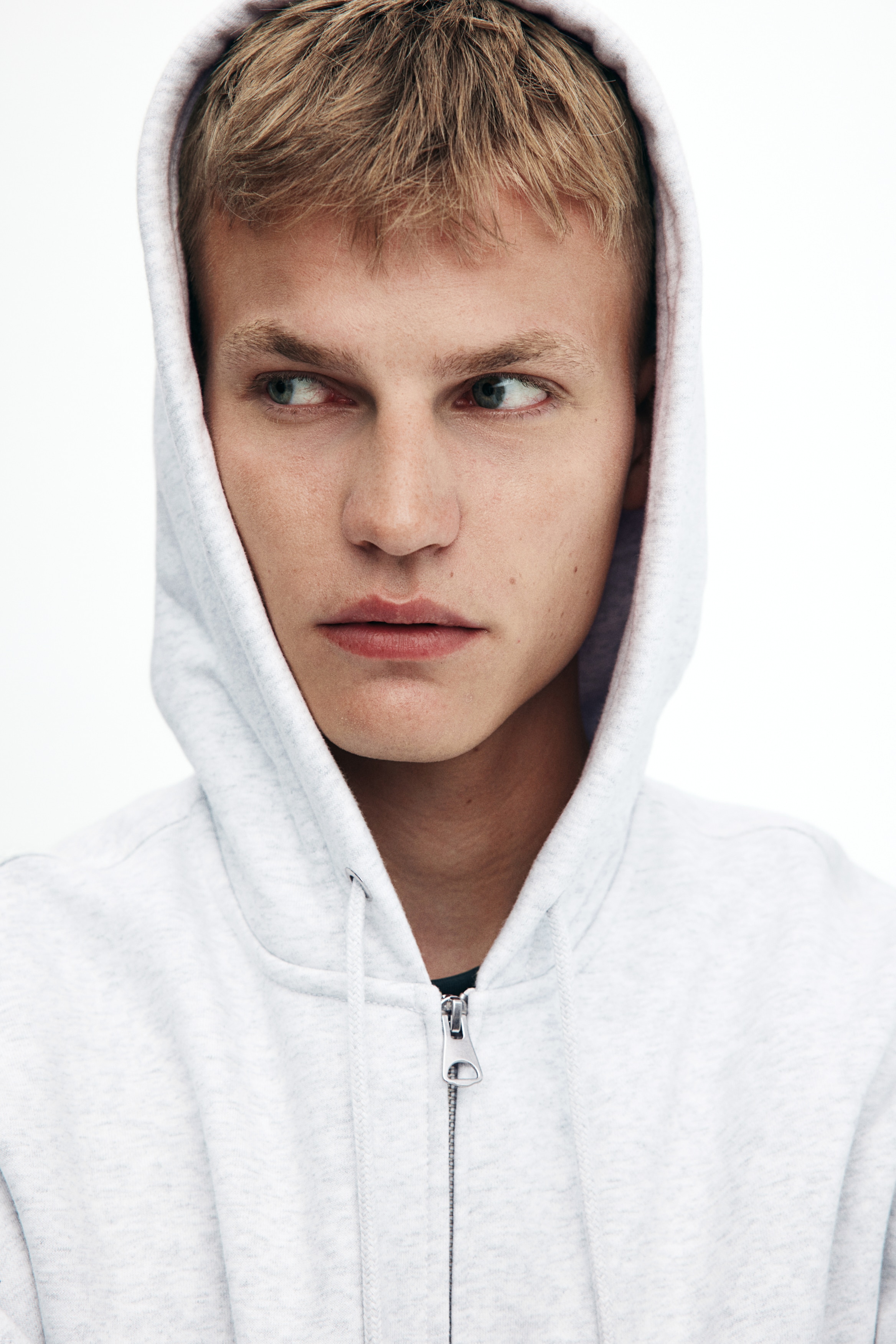 Oversized Fit Zip-through hoodie