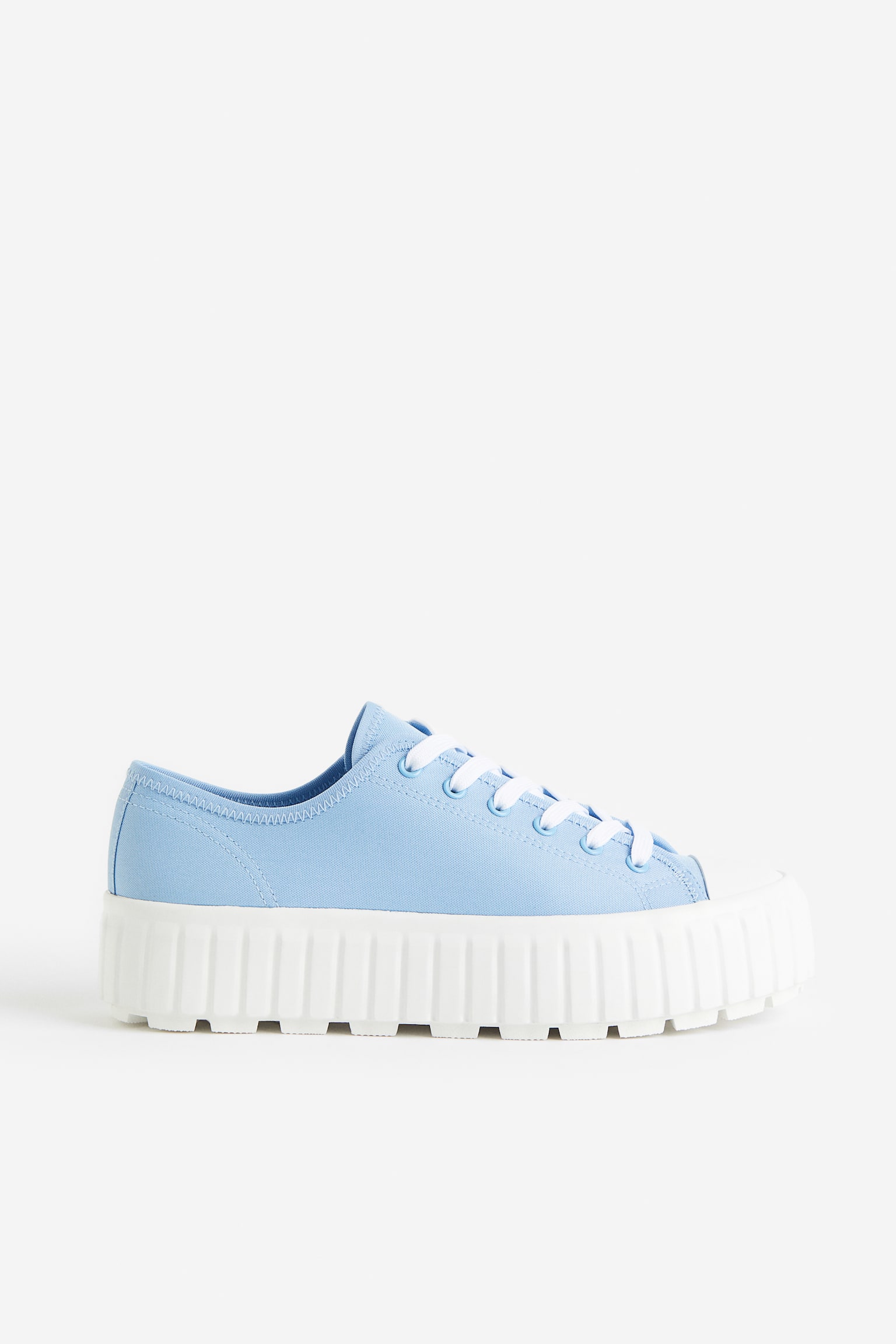 Chunky Platform Sneakers - Light blue/White - 1