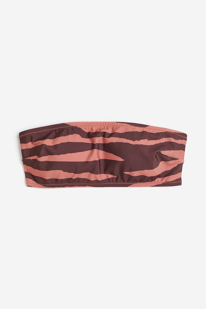 Padded bikini top - Brick red/Zebra print/Light green/Brown/Black/Striped/dc/dc - 2