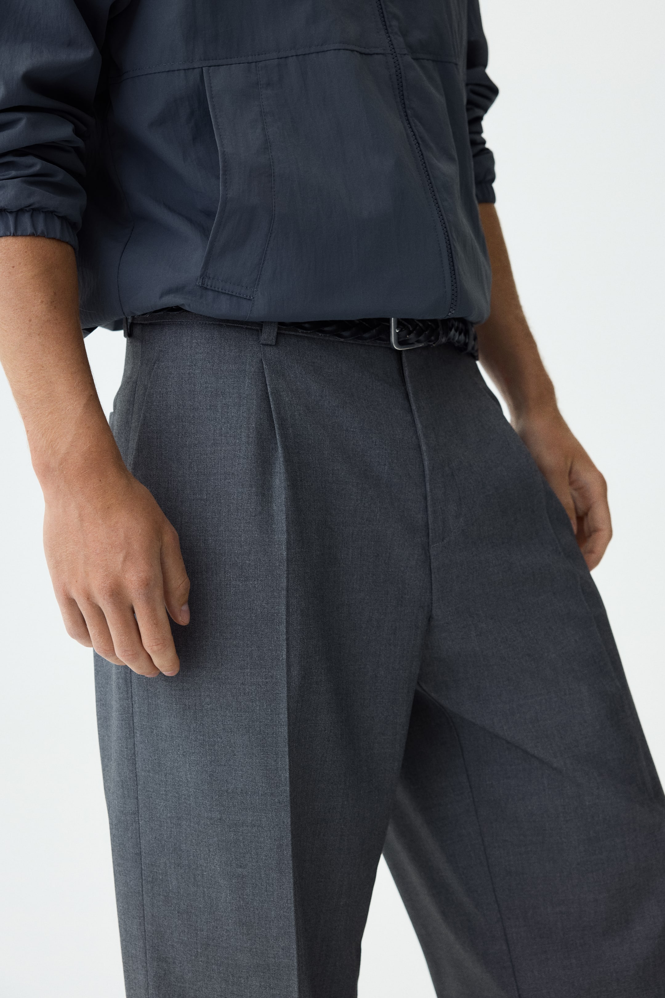 Loose-Fit Tailored Pants