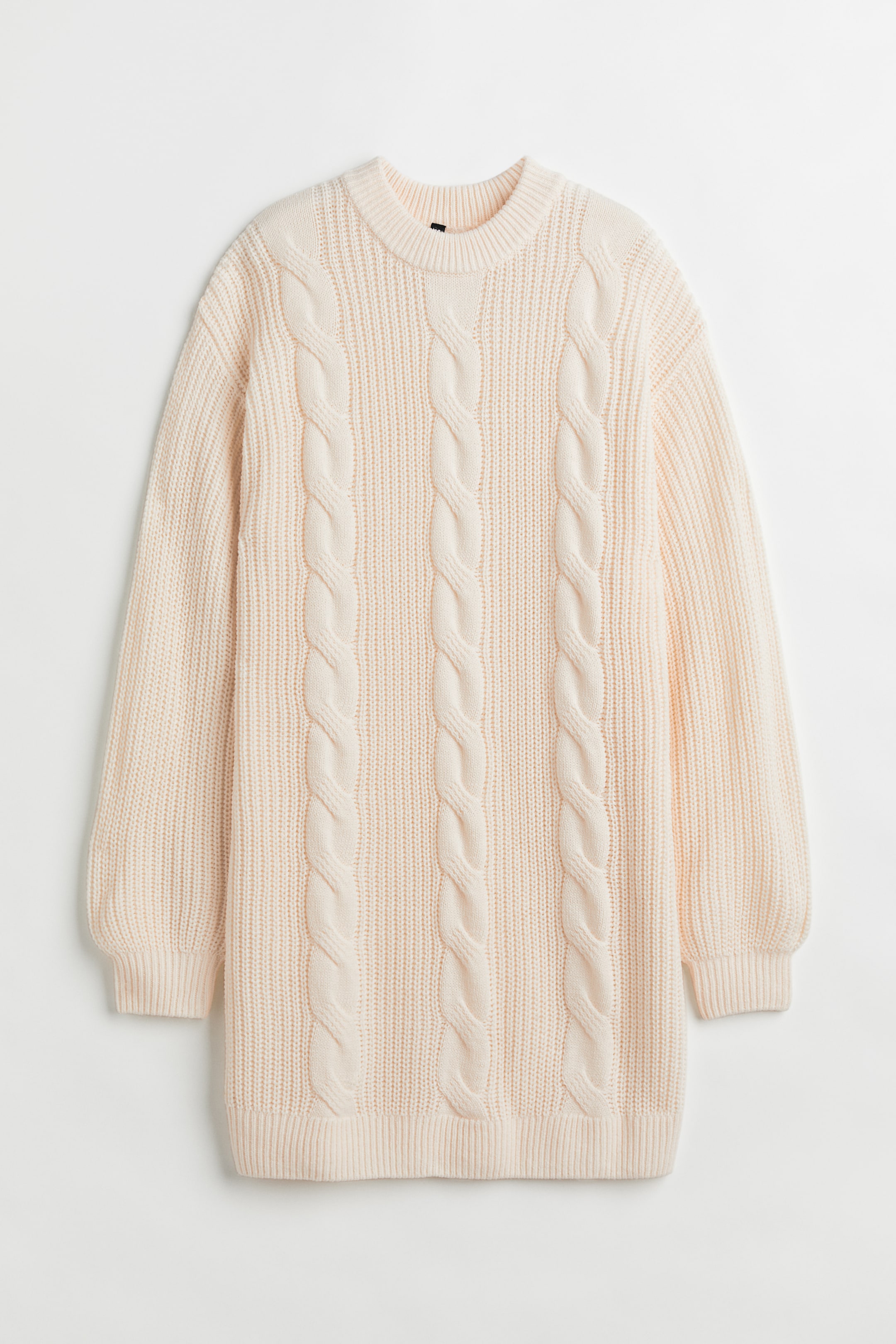View larger image: Knitted dress - Cream - Ladies | H&M GB 1