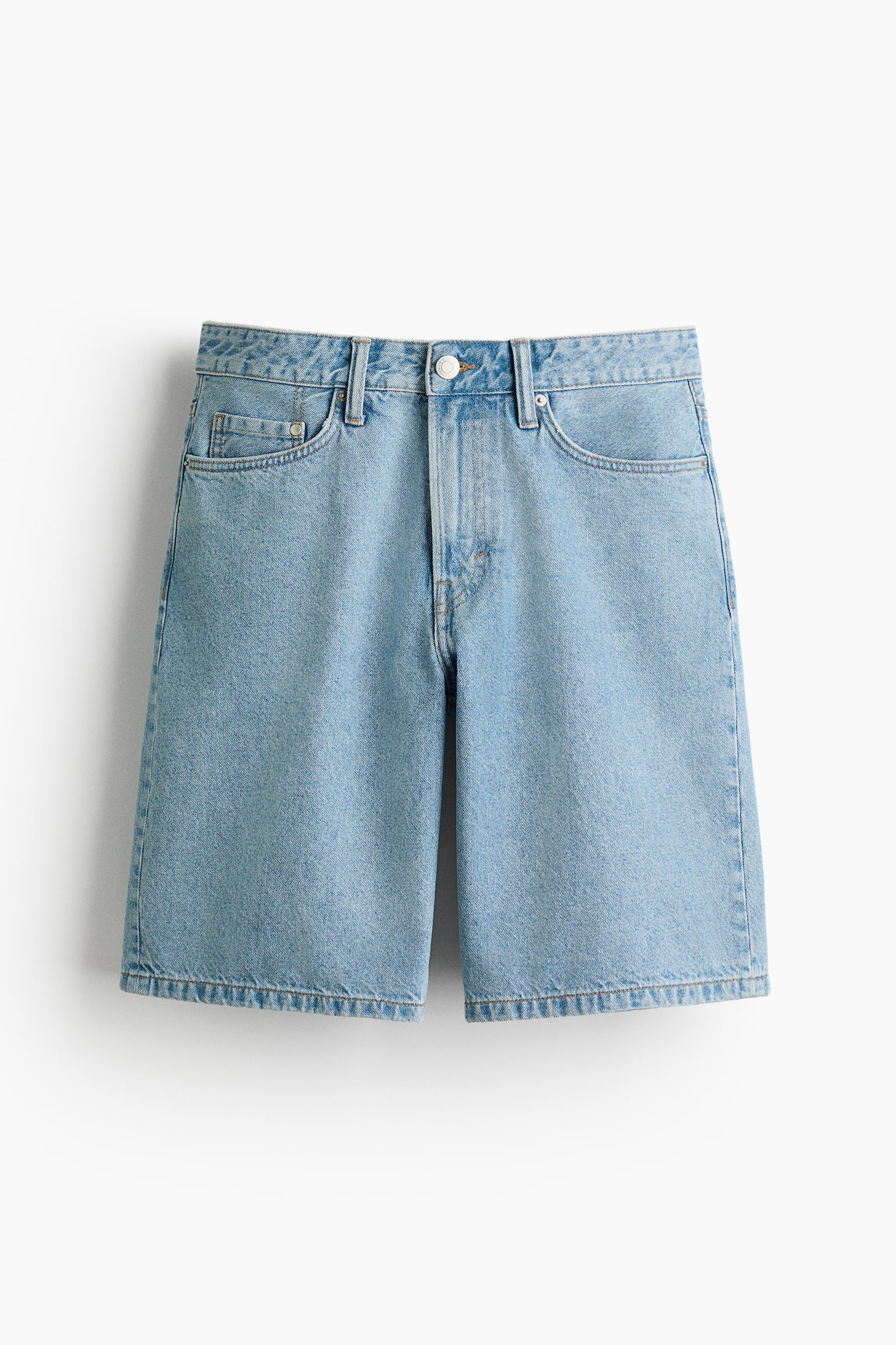 Relaxed Fit Denim shorts - Light denim blue/Denim blue/Denim grey - 2