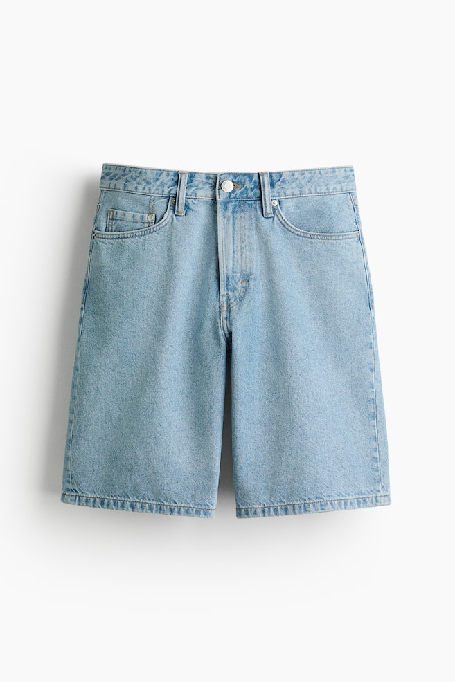 Relaxed Fit Denim shorts - Light denim blue/Denim black/Cream/Denim grey/Denim blue/Denim brown - 1